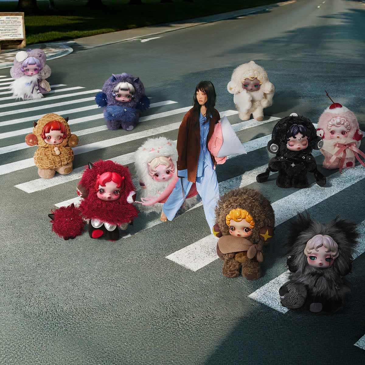 SKULLPANDA You Found Me! Series Plush Doll Pendant, Blind Box