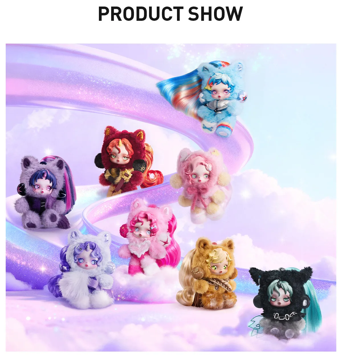 SKULLPANDA × My Little Pony Series Plush Blind Box – WHOOPEA