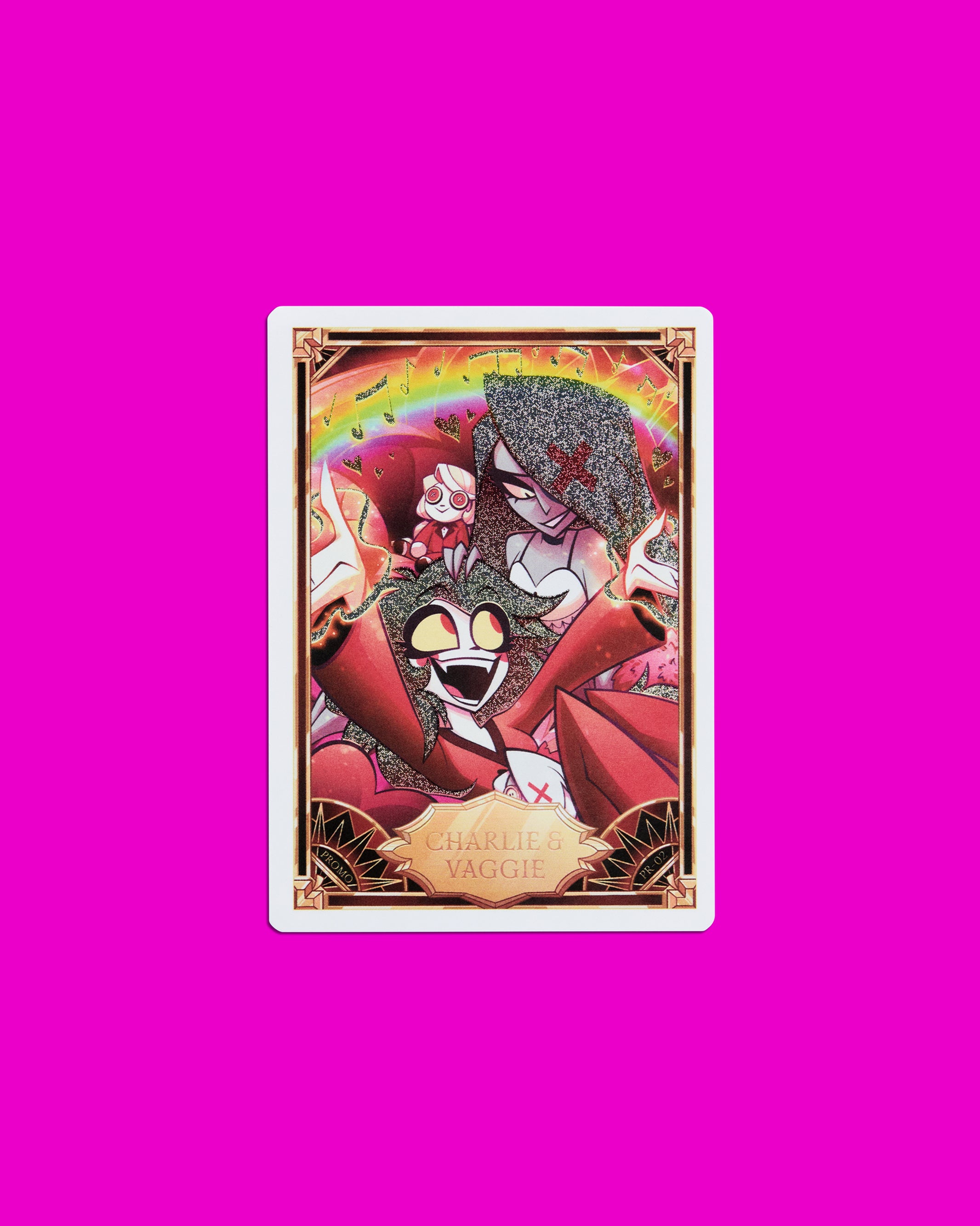 Hazbin Hotel Trading Cards Charlie & Vaggie Promo Card (PR-02