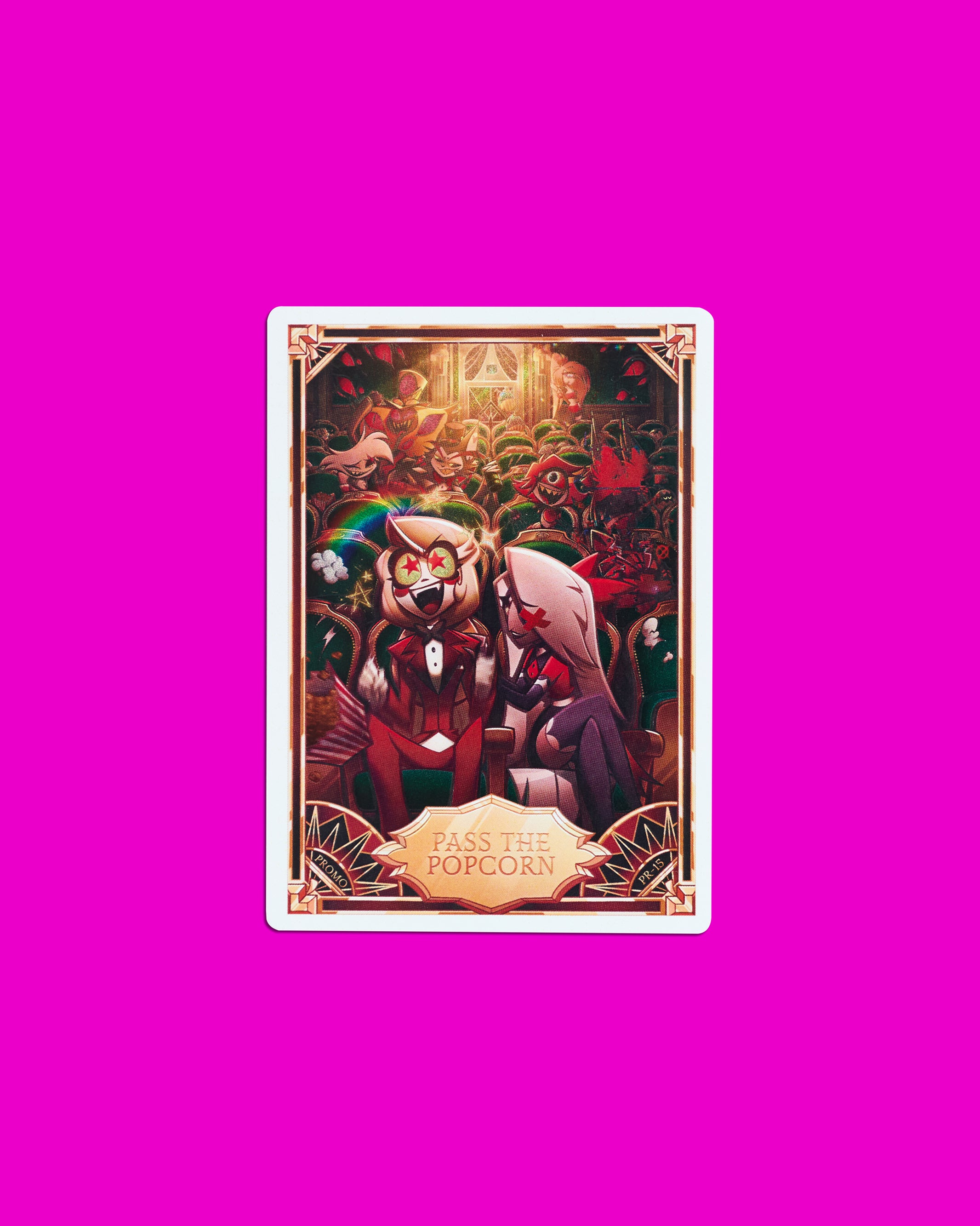 Hazbin Hotel Trading Cards Pass The Popcorn Promo Card (PR-15