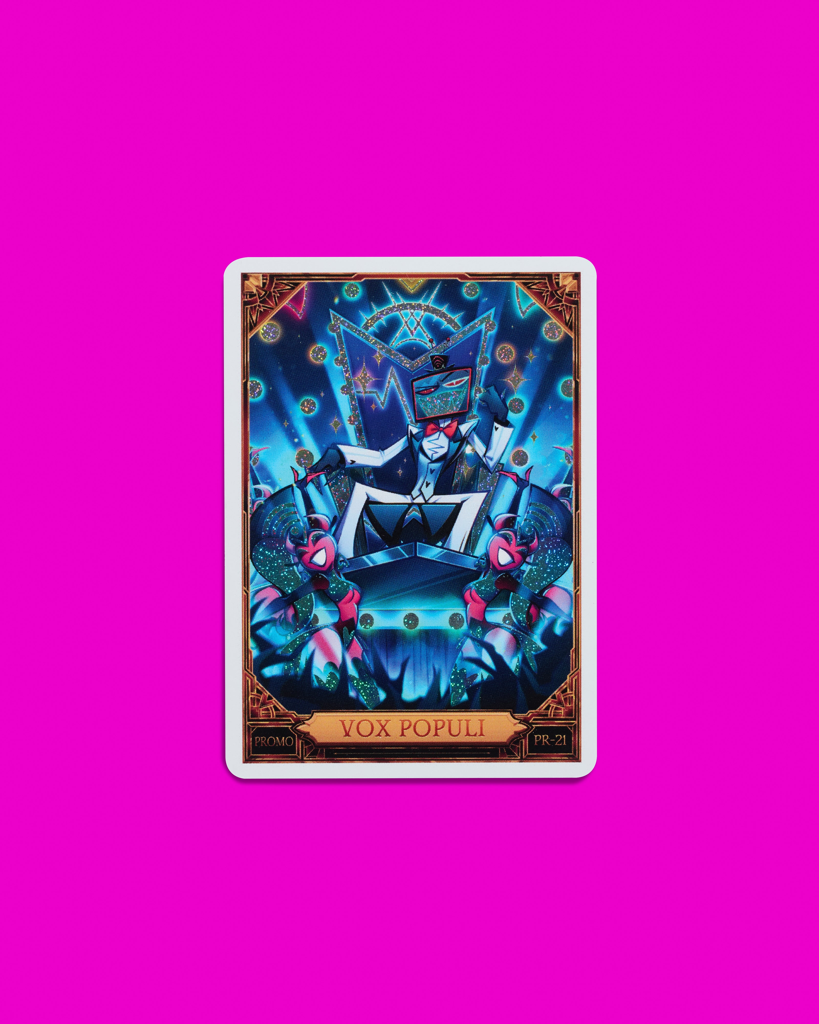 Hazbin Hotel Trading Cards Vox Populi Promo Card (PR-21) | Hazbin
