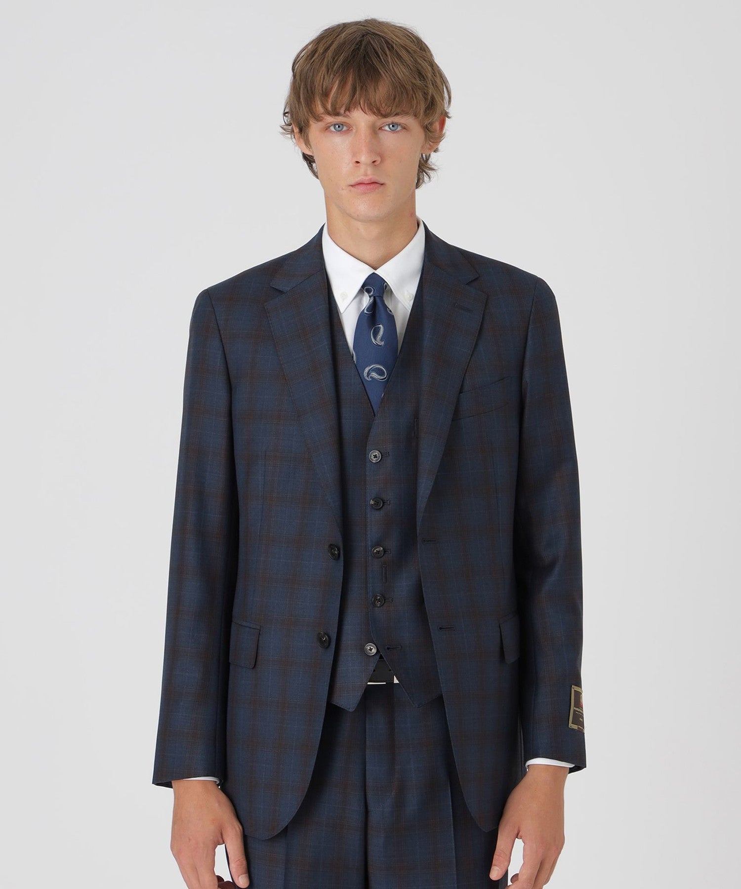 ブラックソリッドスリーピーススーツ（スーツ）｜BLACK LABEL