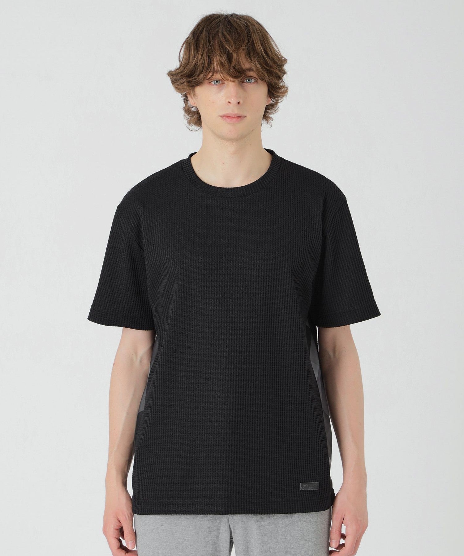 シアーチェックコンビTシャツ（カットソー）｜BLACK LABEL CRESTBRIDGE