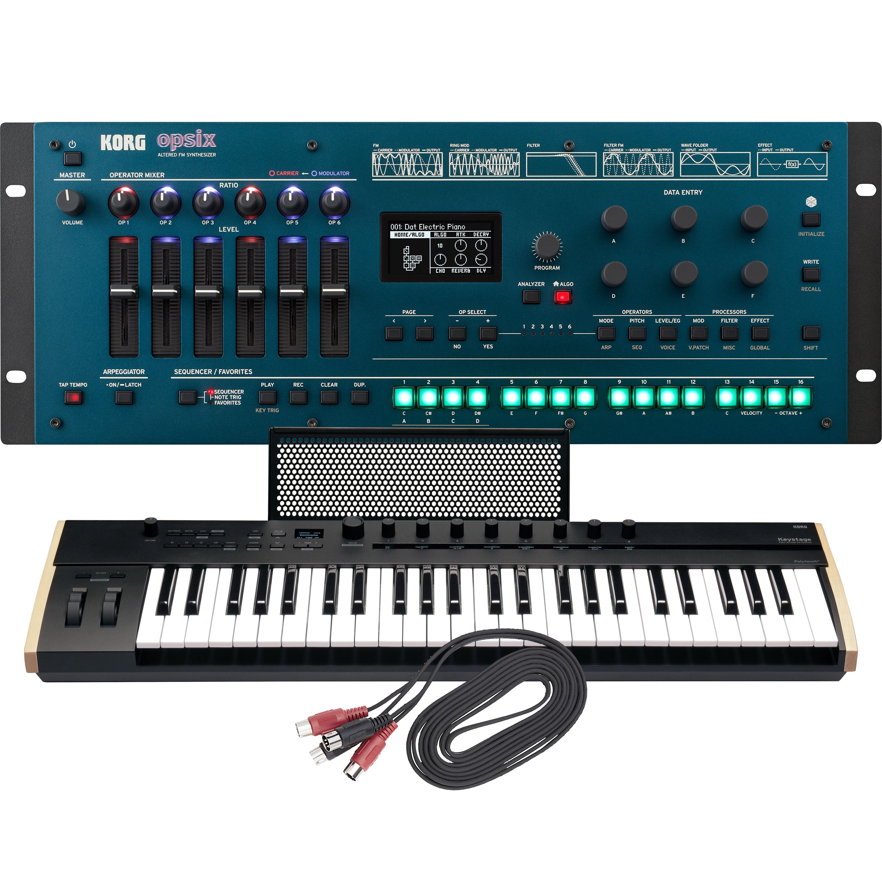 Korg Wavestate Module Wave Sequencing Synthesizer CONTROLLER RIG