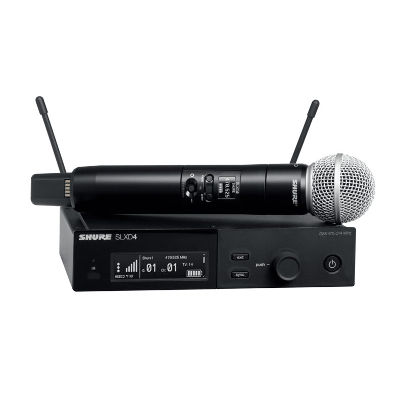 Shure SLX-D Wireless System with Beta 58 Handheld Transmitter