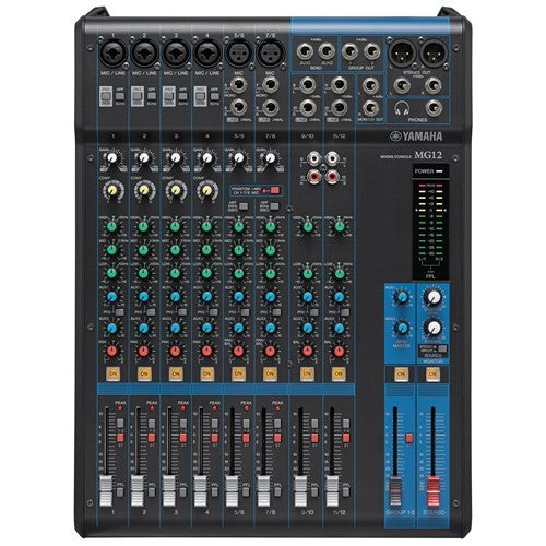 Yamaha MG12XU 12-Channel Compact Stereo Mixer and USB Audio