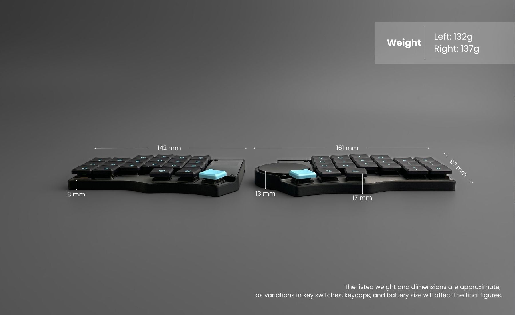 Toucan Wireless Split Keyboard with Touchpad – beekeeb