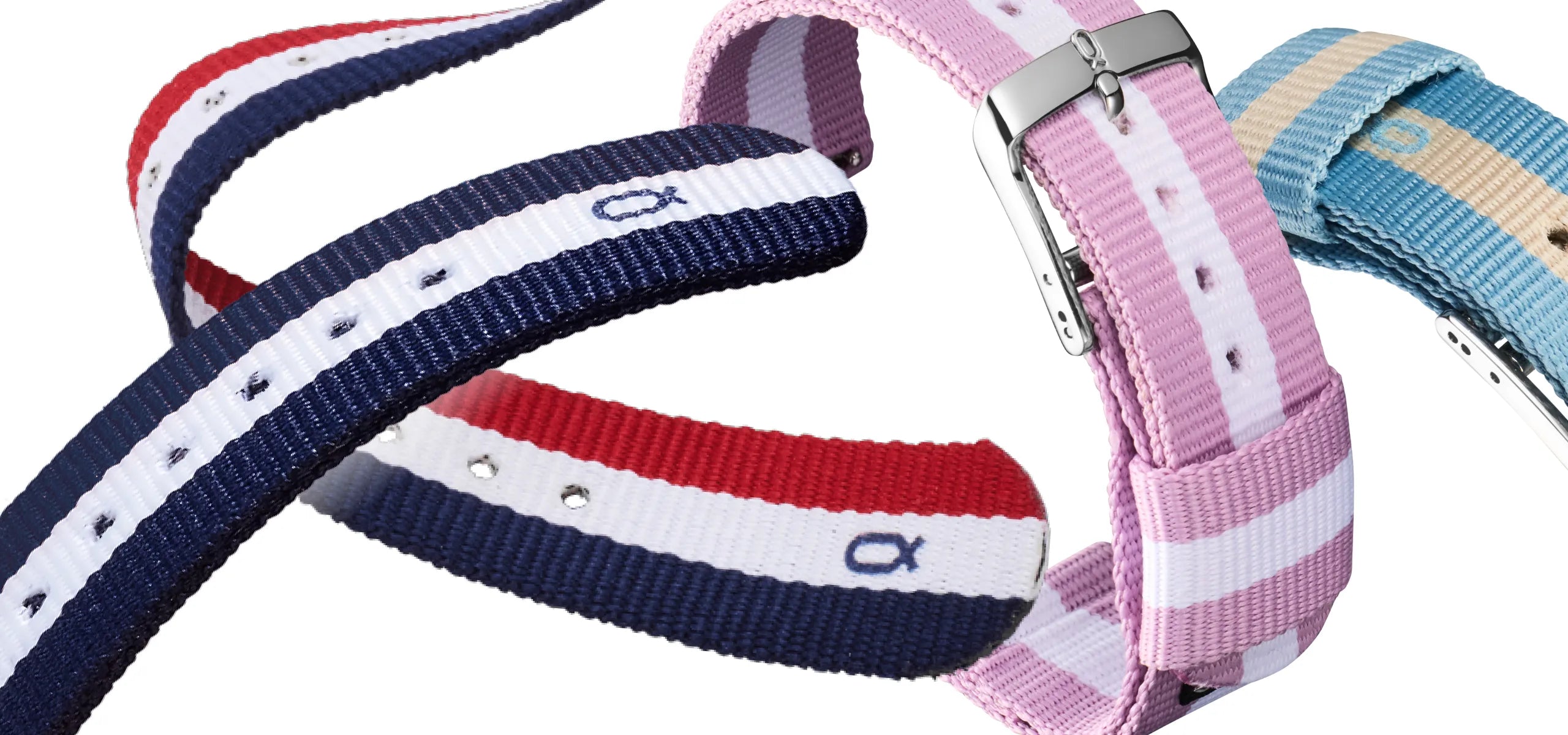 Knot SSN-18NW 時計ベルト バンド ファブリック 18mm ネイビー