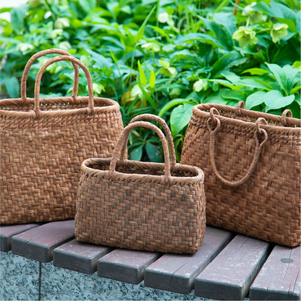 やまぶどう籠 削 丸 中 リング手 ｜のレン神楽坂【公式通販】発酵