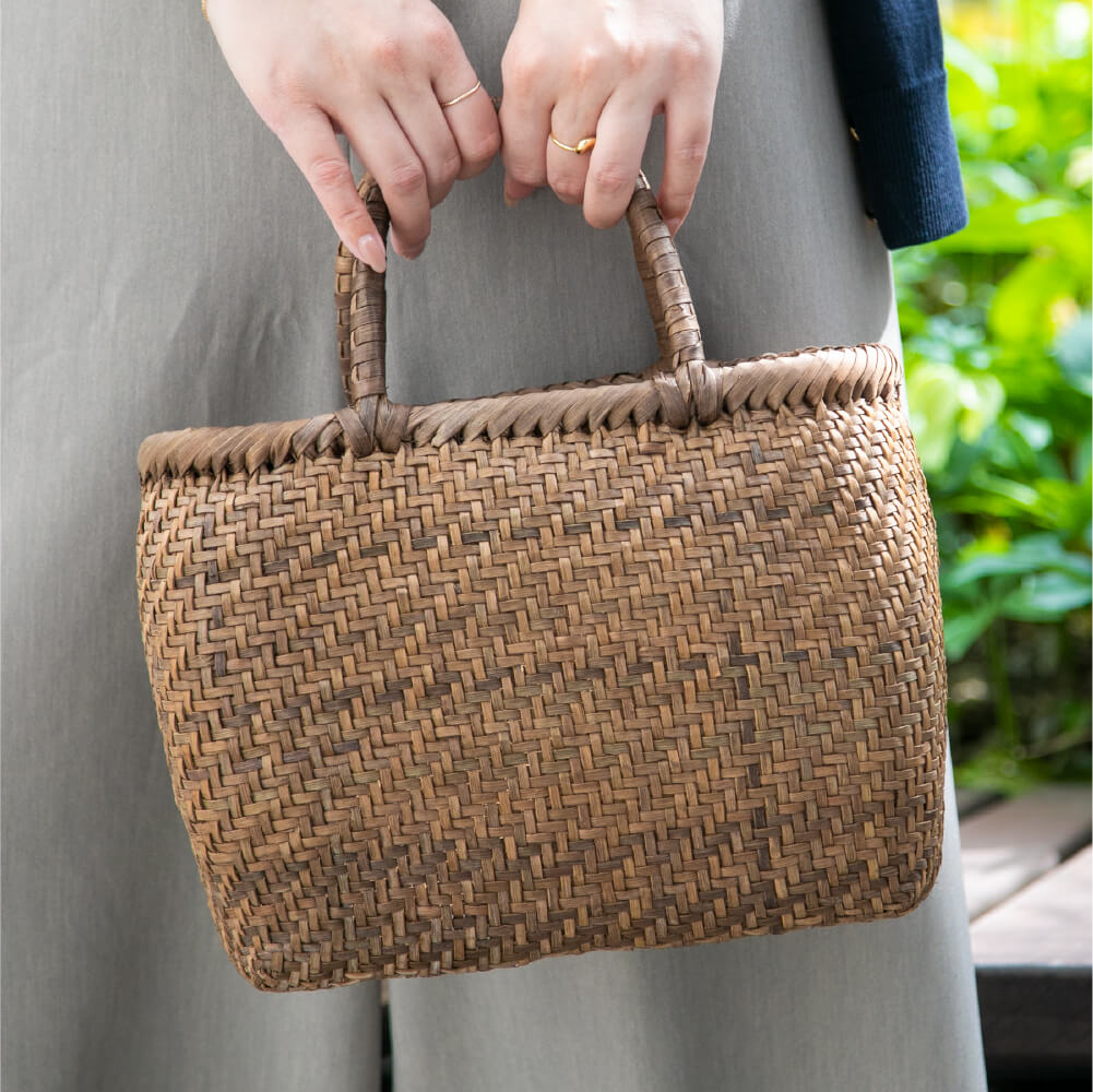 くるみ籠 黒 まるっと 小 ｜のレン神楽坂【公式通販】発酵、暮らしの