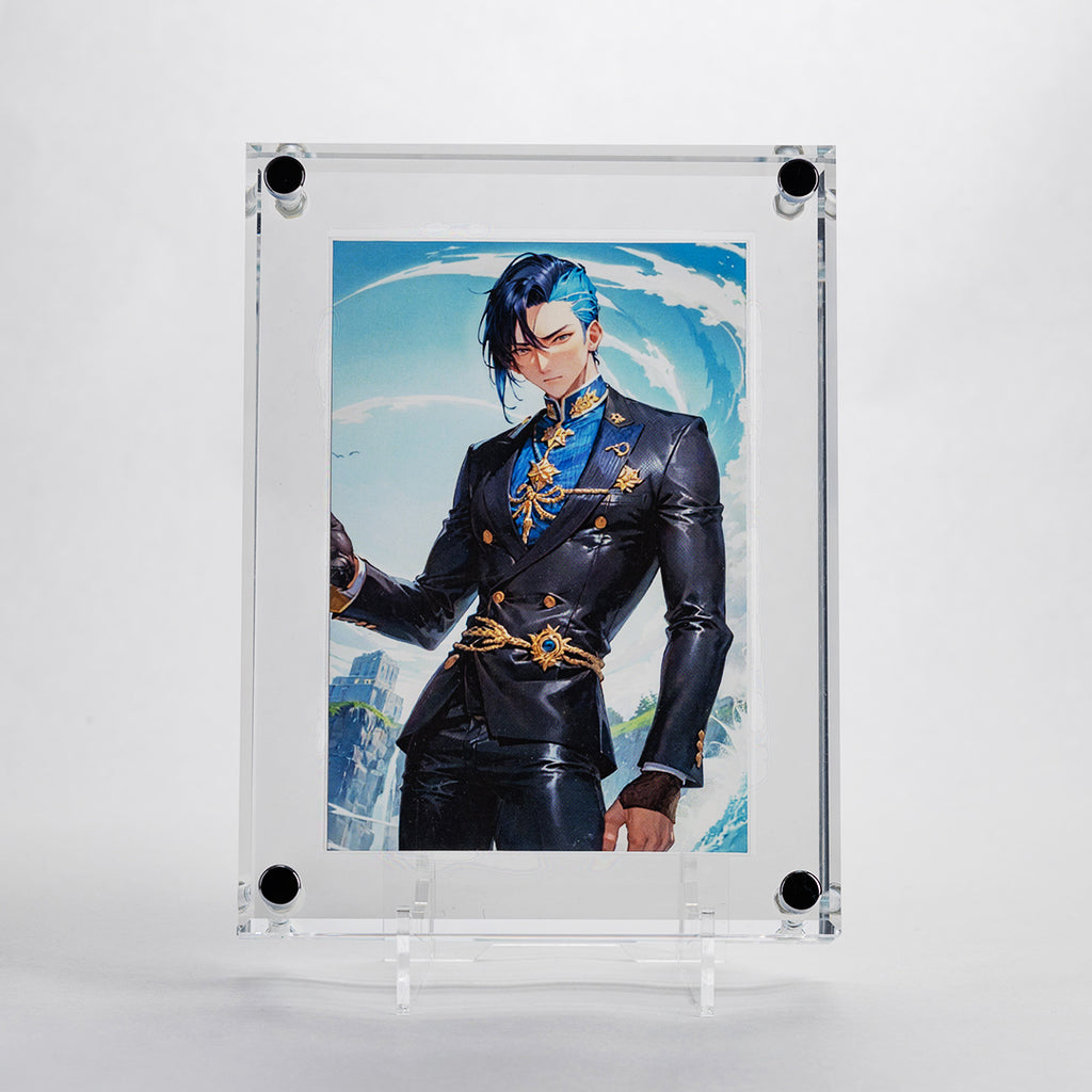 クリスタルBlock ポストカードフレーム – with:D