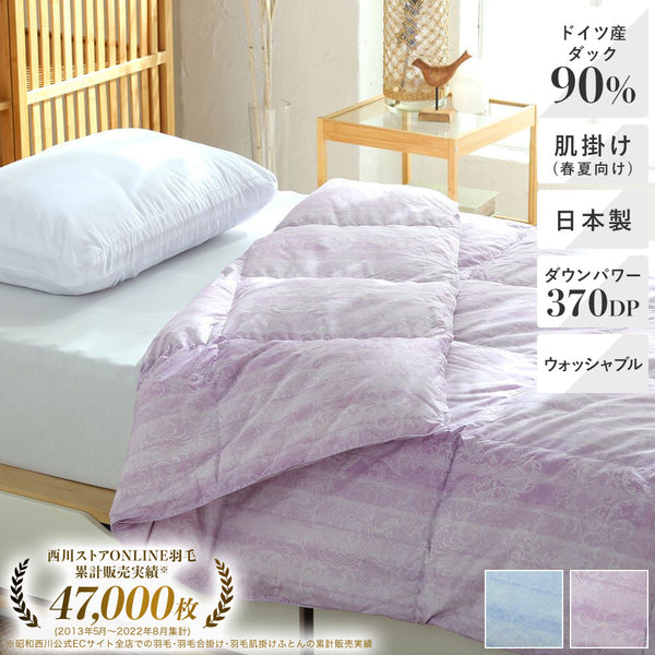 CELINE 掛け布団セット ベージュ ブラウン ペア 合繊肌掛けふとん