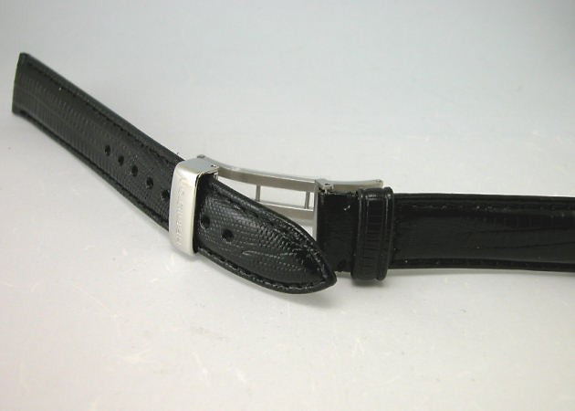 HAMILTON ハミルトン ベンチュラ用型押しカーフベルト 黒色 – 宝飾品