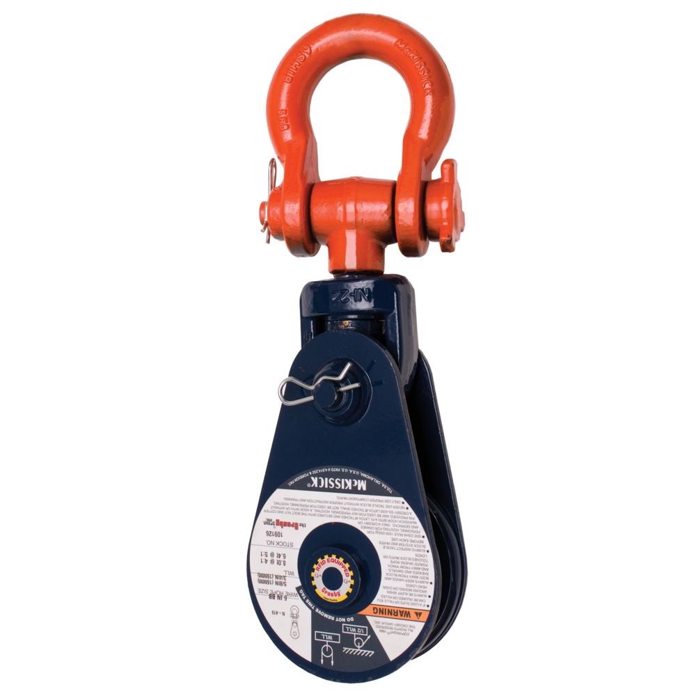 McKissick® 419 Light Champion Snatch Blocks – Lifting Equipment