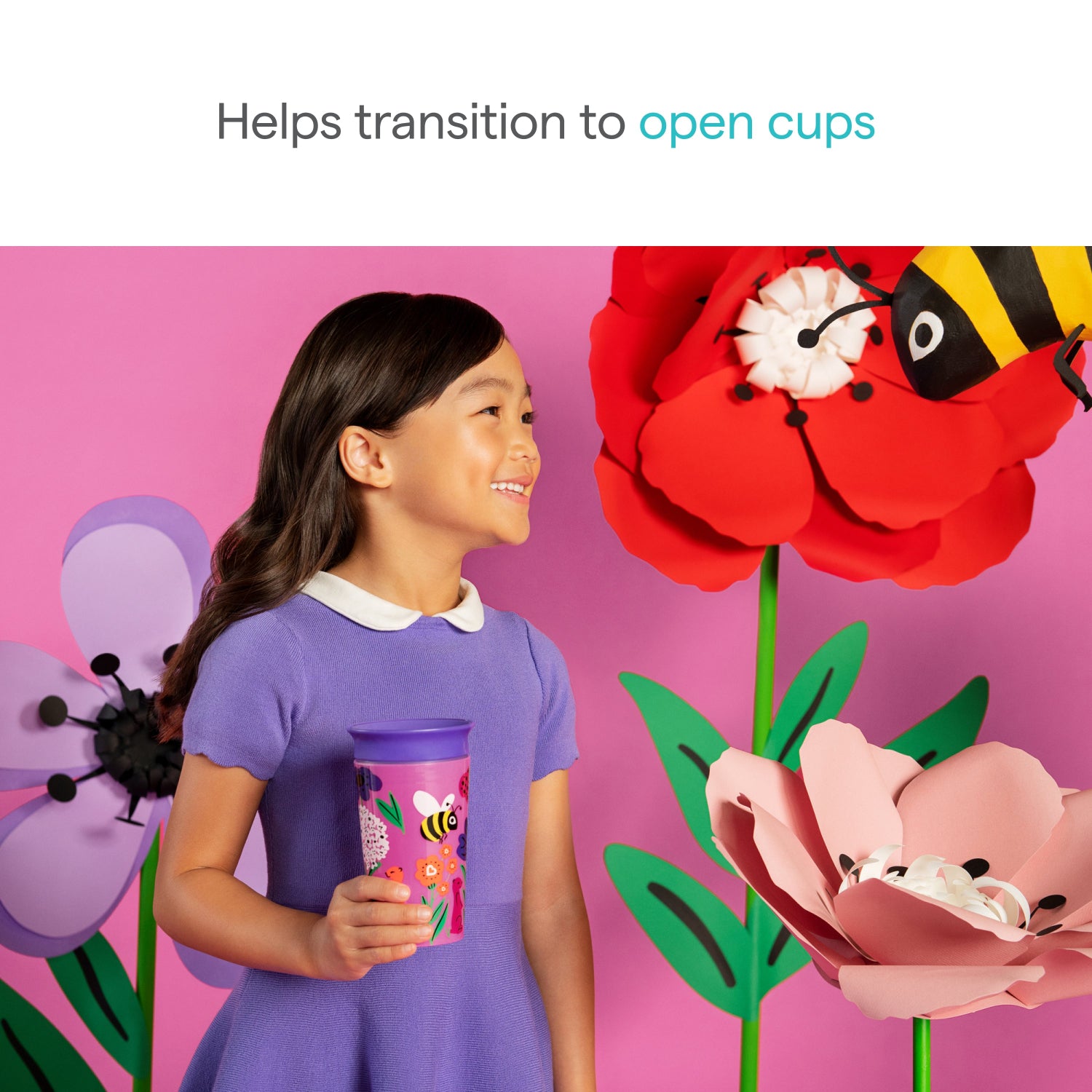 Miracle® 360° WildLove Sippy Cup, 9oz, 2pk | Munchkin