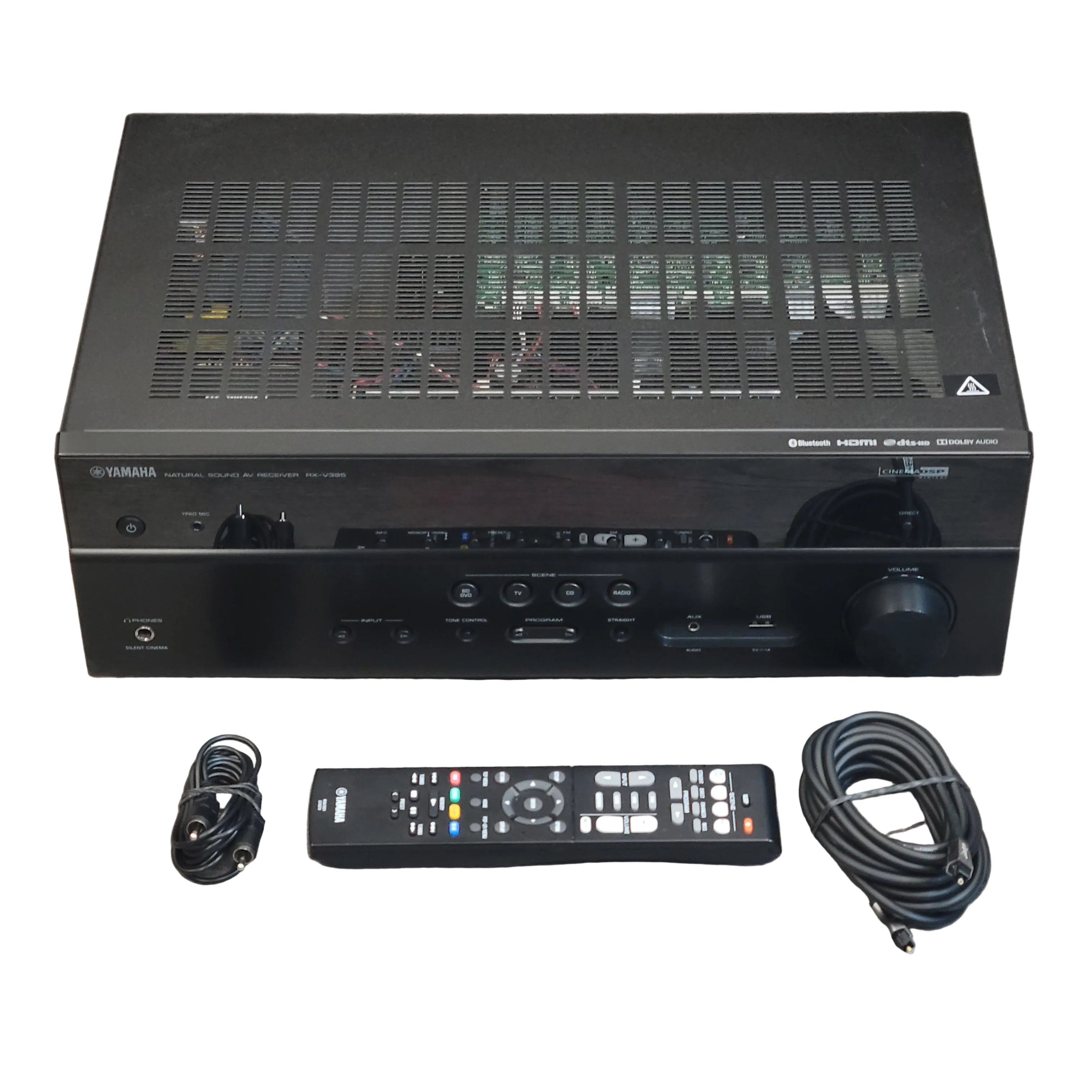 Yamaha RX-V385 Natural Sound AV Receiver Black | PayMore United States