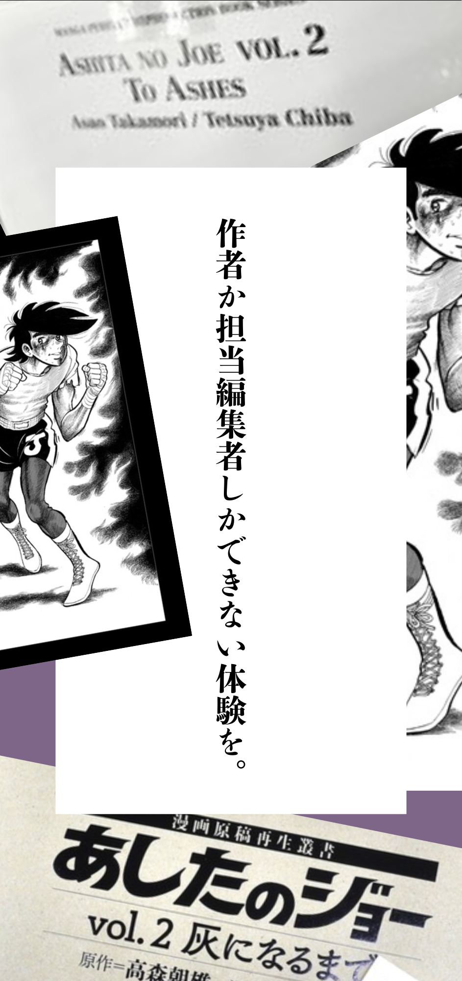 あしたのジョー Vol.2：灰になるまで ＜漫画原稿再生叢書