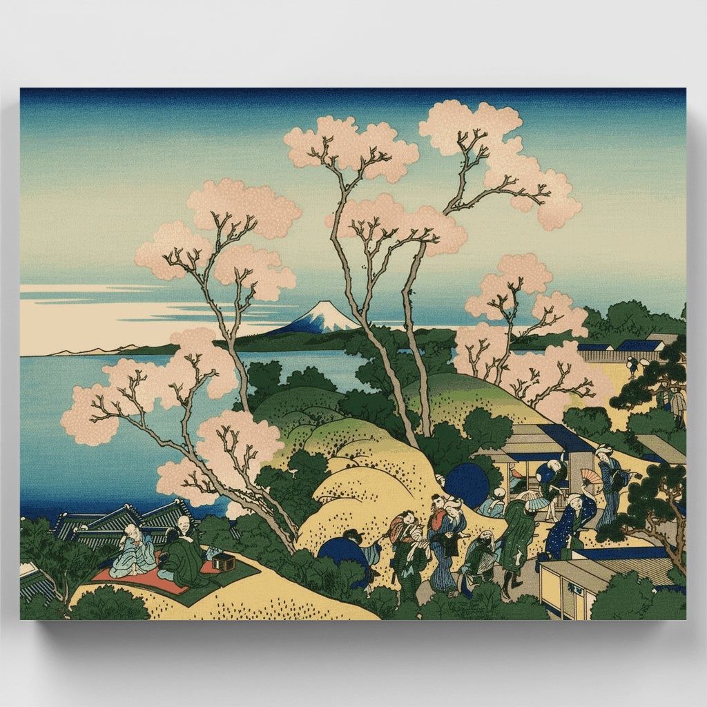 Japan Paint by Numbers Kits | Traditional Asian Art DIY Painting