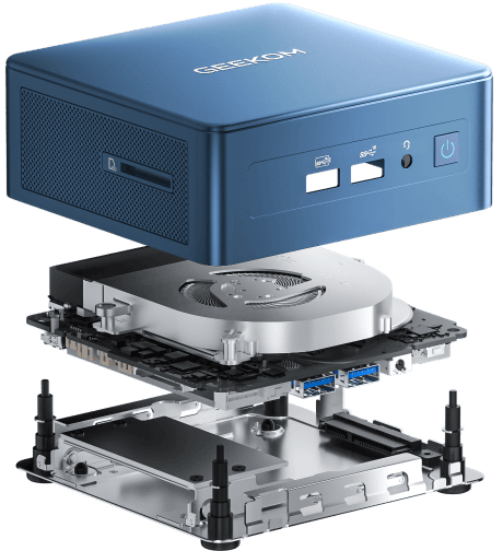 GEEKOM Mini IT12 | 多機能ミニPC - インテルCore i7/i5 & UHD