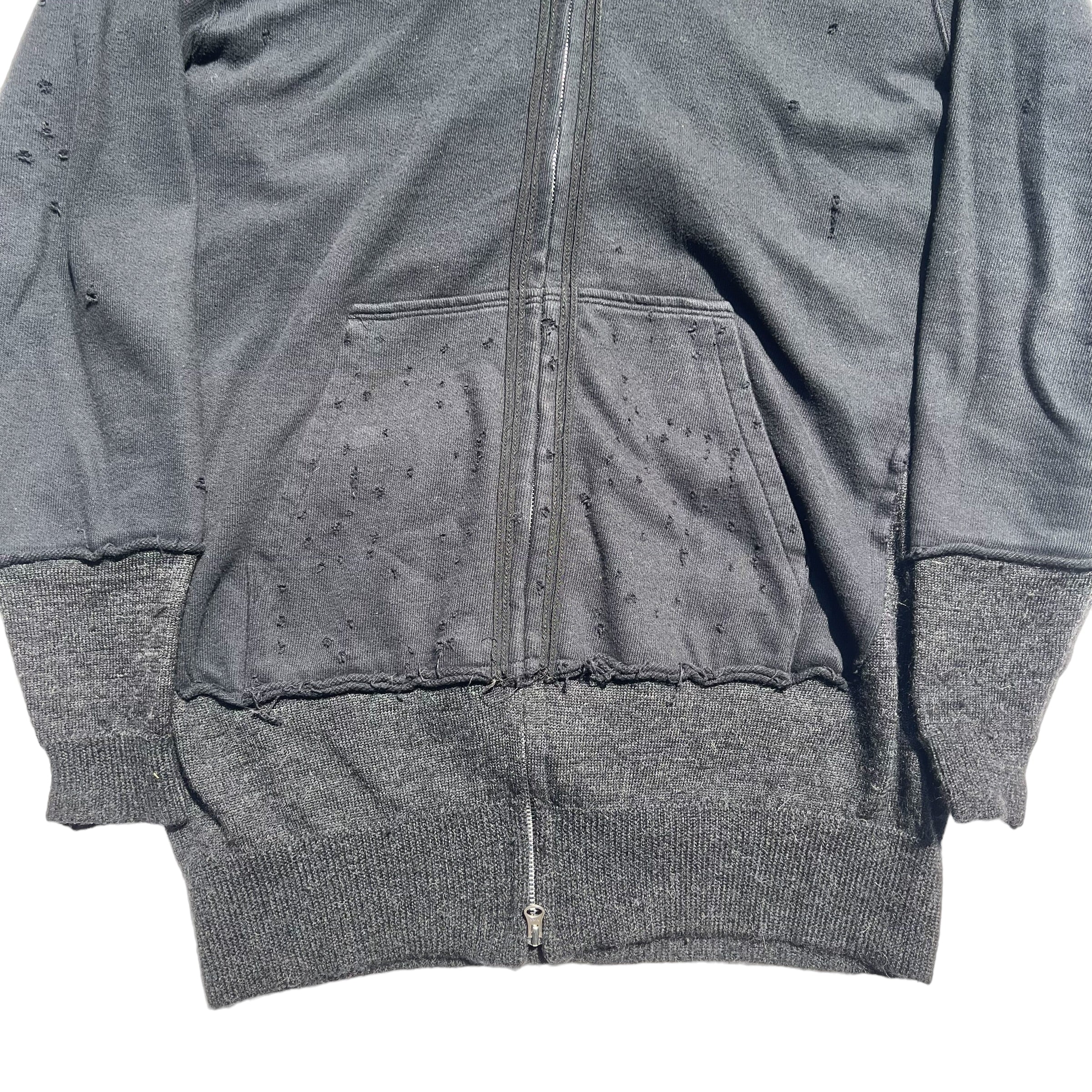 SEVENSTARCLOTHING - UNDERCOVER PAPER DOLL REBUILDING ZIP PARKA