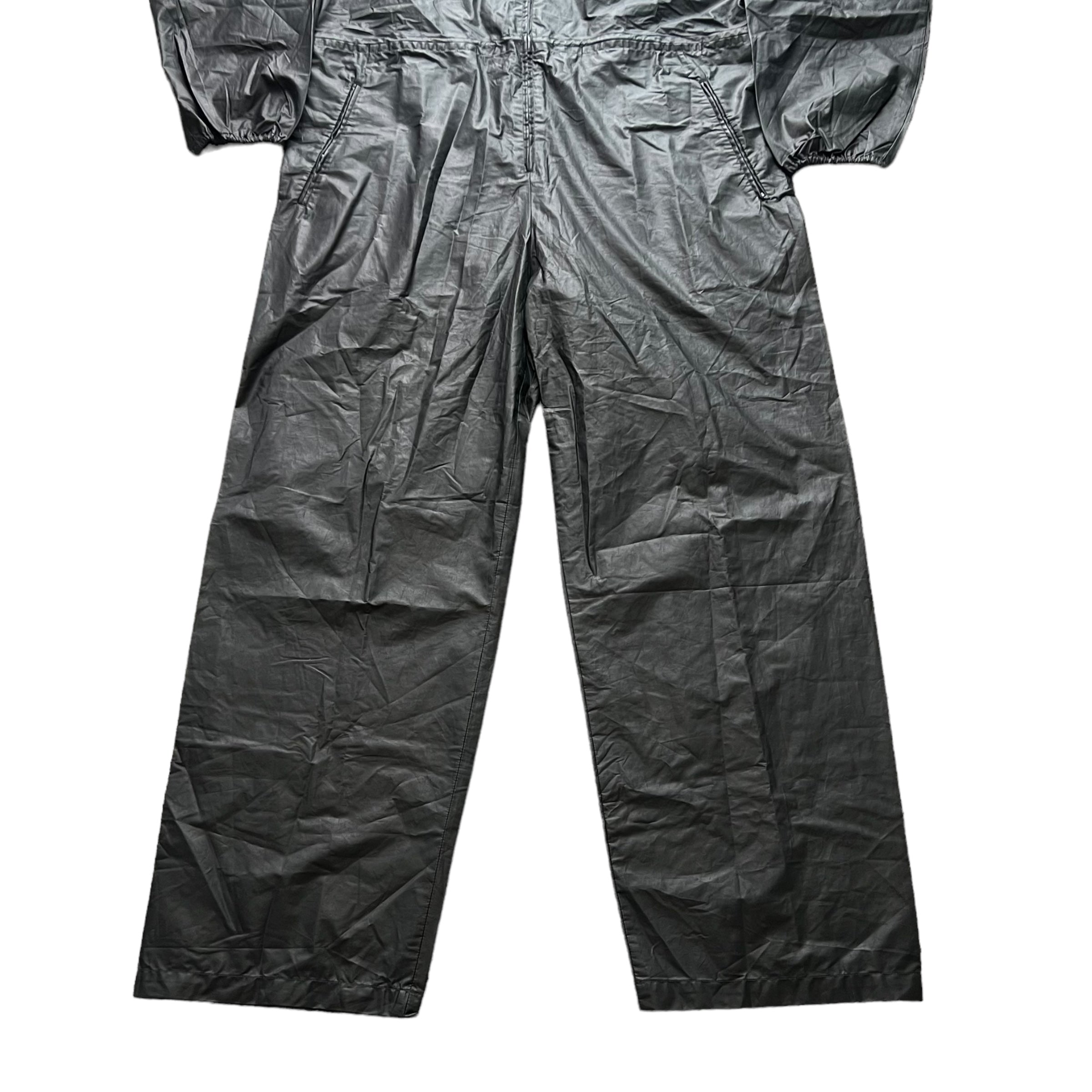 SEVENSTARCLOTHING - YEEZY GAP COATED COTTON OVERALLS JUMPSUIT