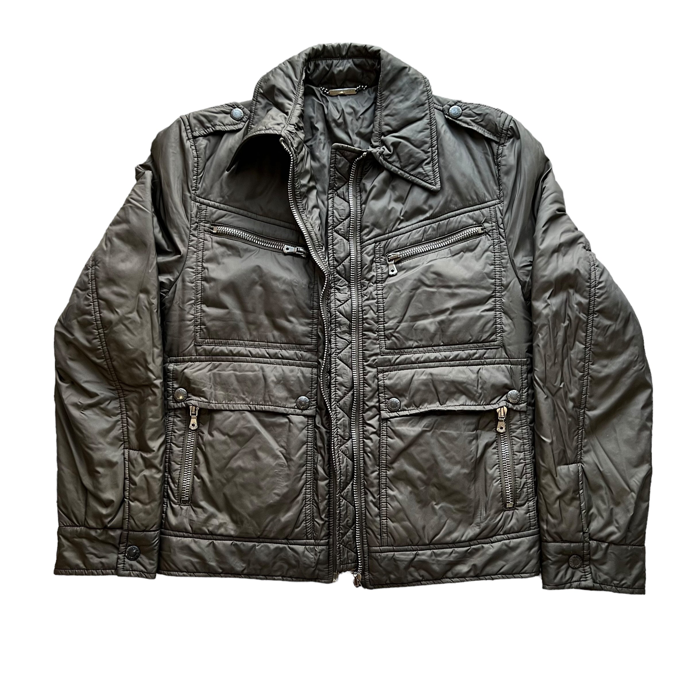 SEVENSTARCLOTHING - DOLCE AND GABBANA Nylon Multi Zip Up Jacket