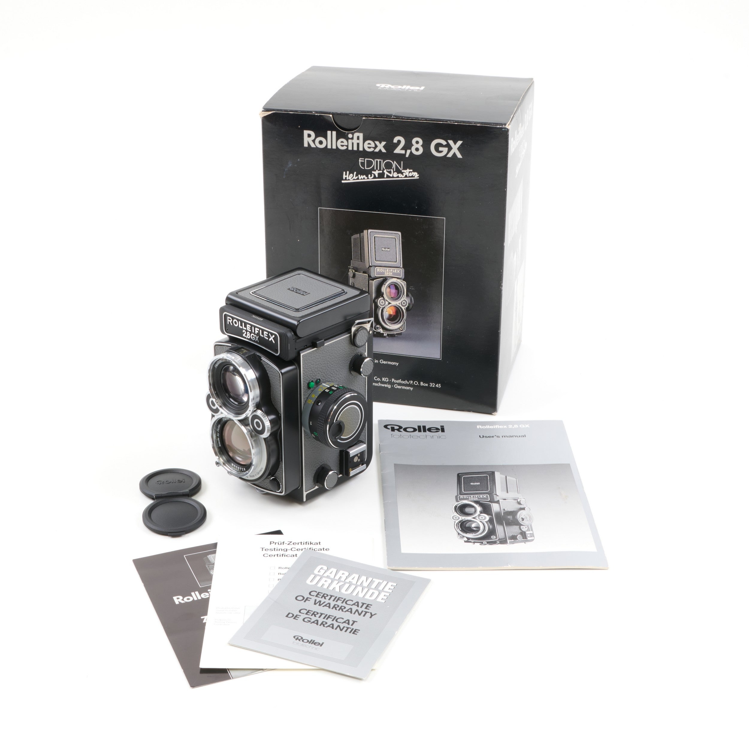 ROLLEIFLEX 2.8GX HELMUT NEWTON + BOX 10718 #5209 | eBay