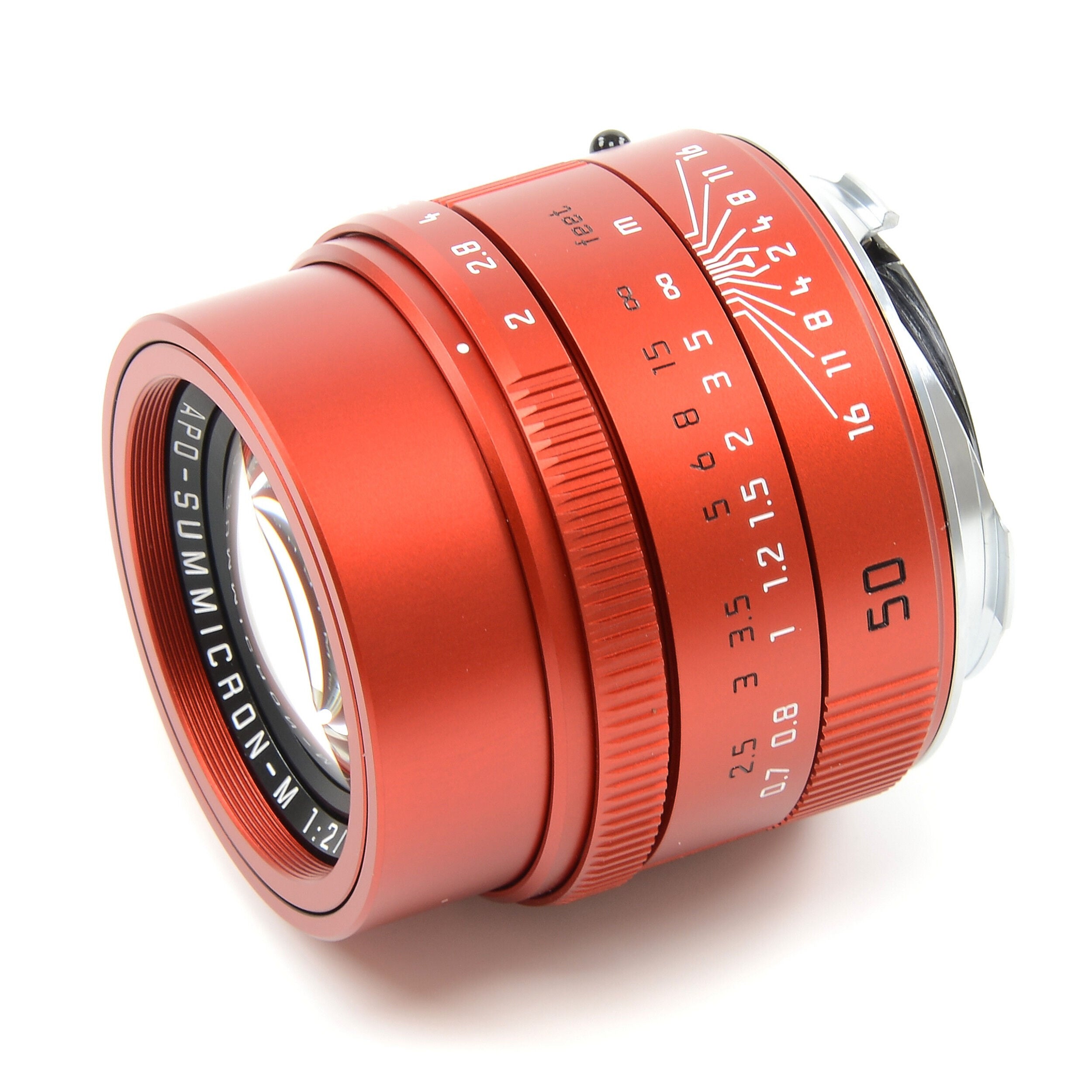 LEICA 50MM F2 APO-SUMMICRON RED ANODIZED LIMITED EDITION + BOX