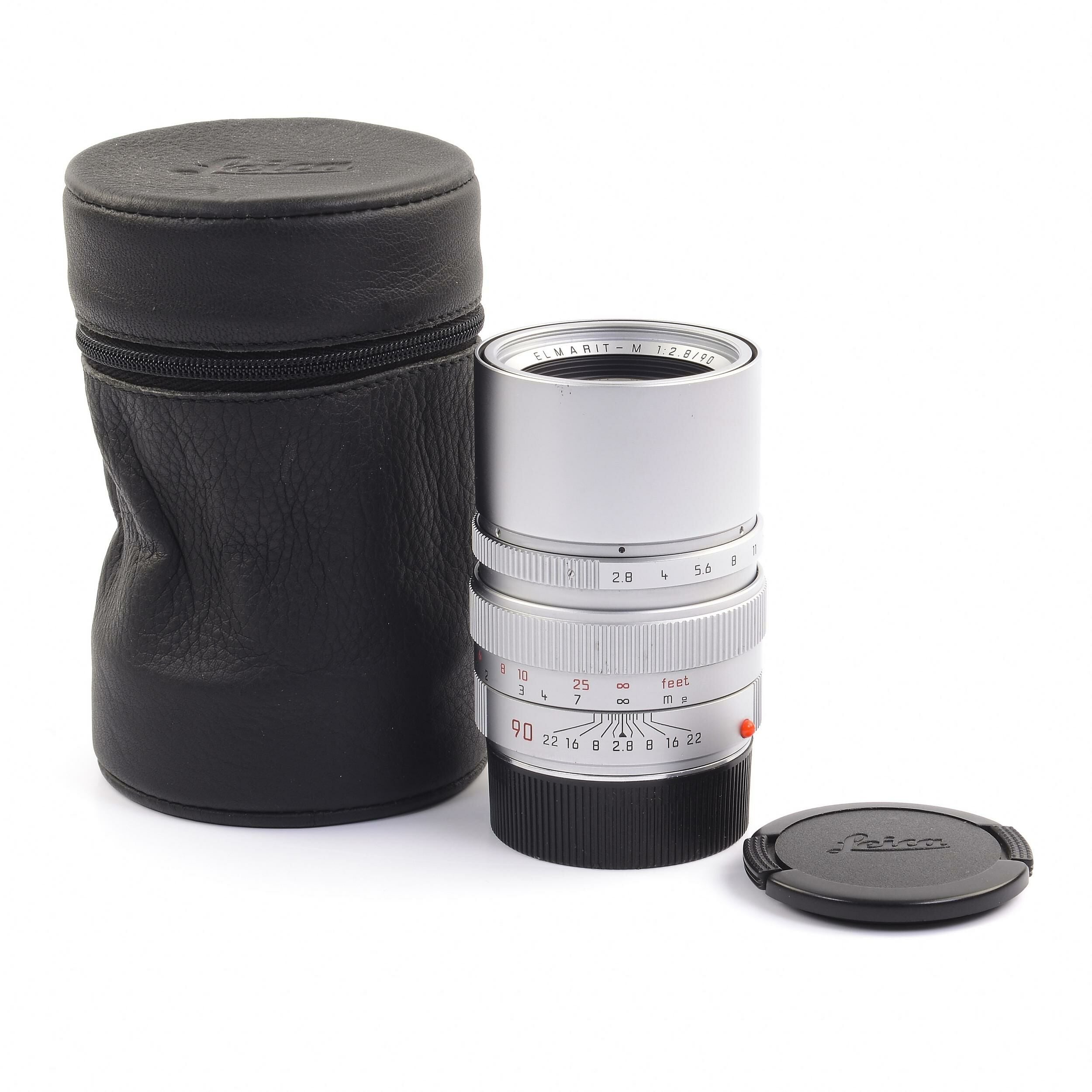 LEICA 90MM F2.8 ELMARIT-M SILVER 11808 #1046 | eBay
