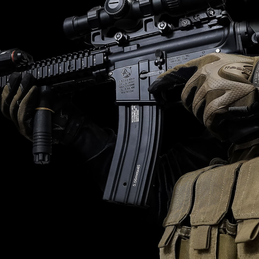 ARMY FORCE 製 】電動ガン M4シリーズ 対応 HKスタイル 450連 多弾