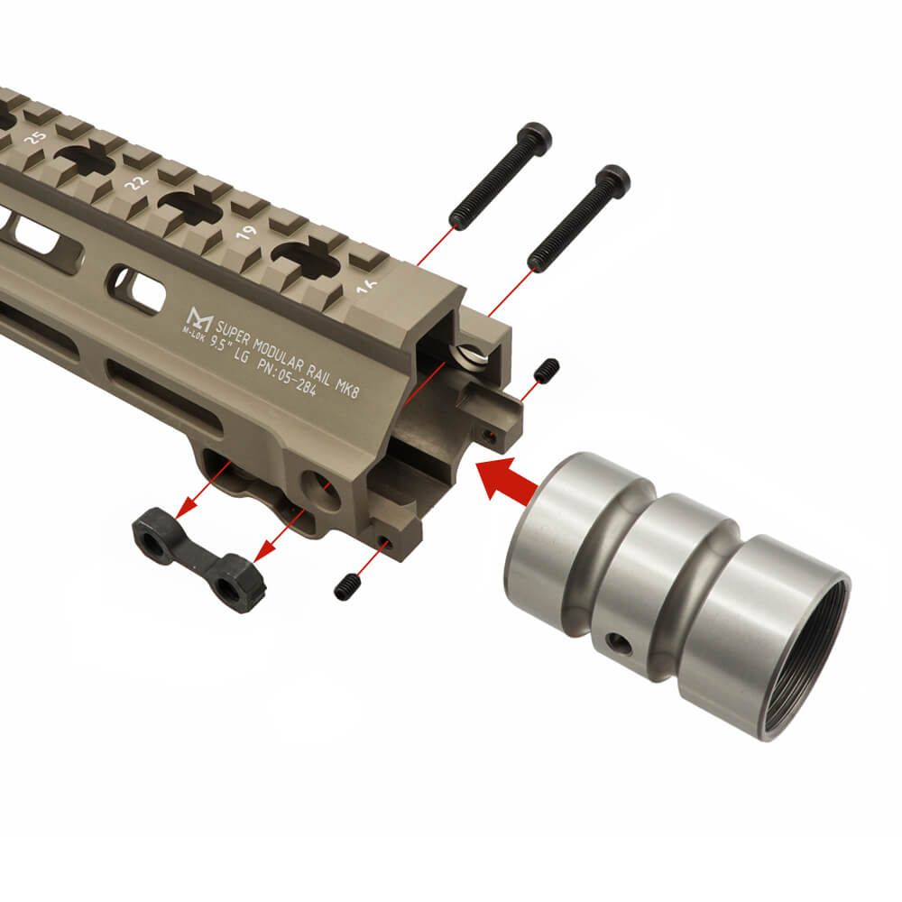 5KU 製 】 東京マルイ M4シリーズ 対応 GEISSELEタイプ SMR Mk8 M-LOK