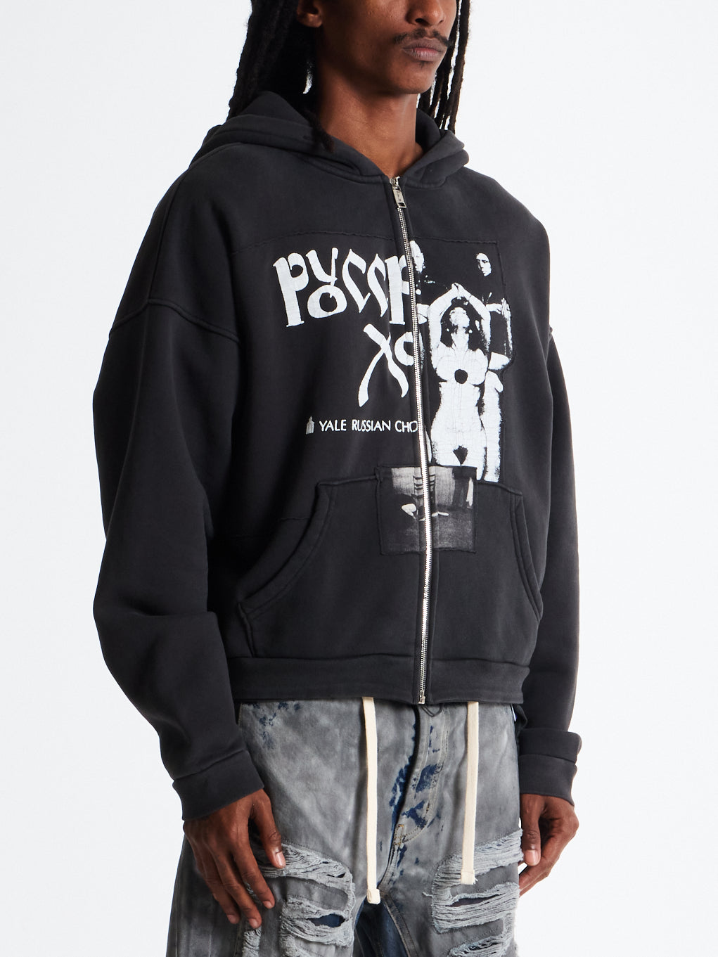 ENFANTS RICHES DÉPRIMÉS - Russian Chorus Zip Hoodie — SUPERMRKT