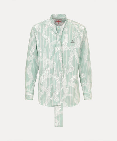 RIBBONS ロングタイシャツ(グリーン系)（メンズ）（1632861005