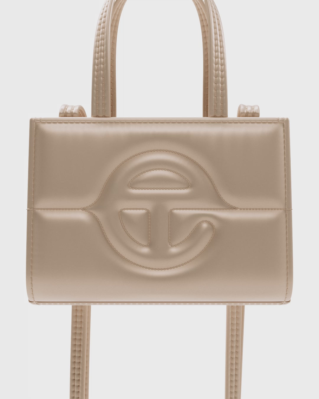 Small Puff Shopper - Cream