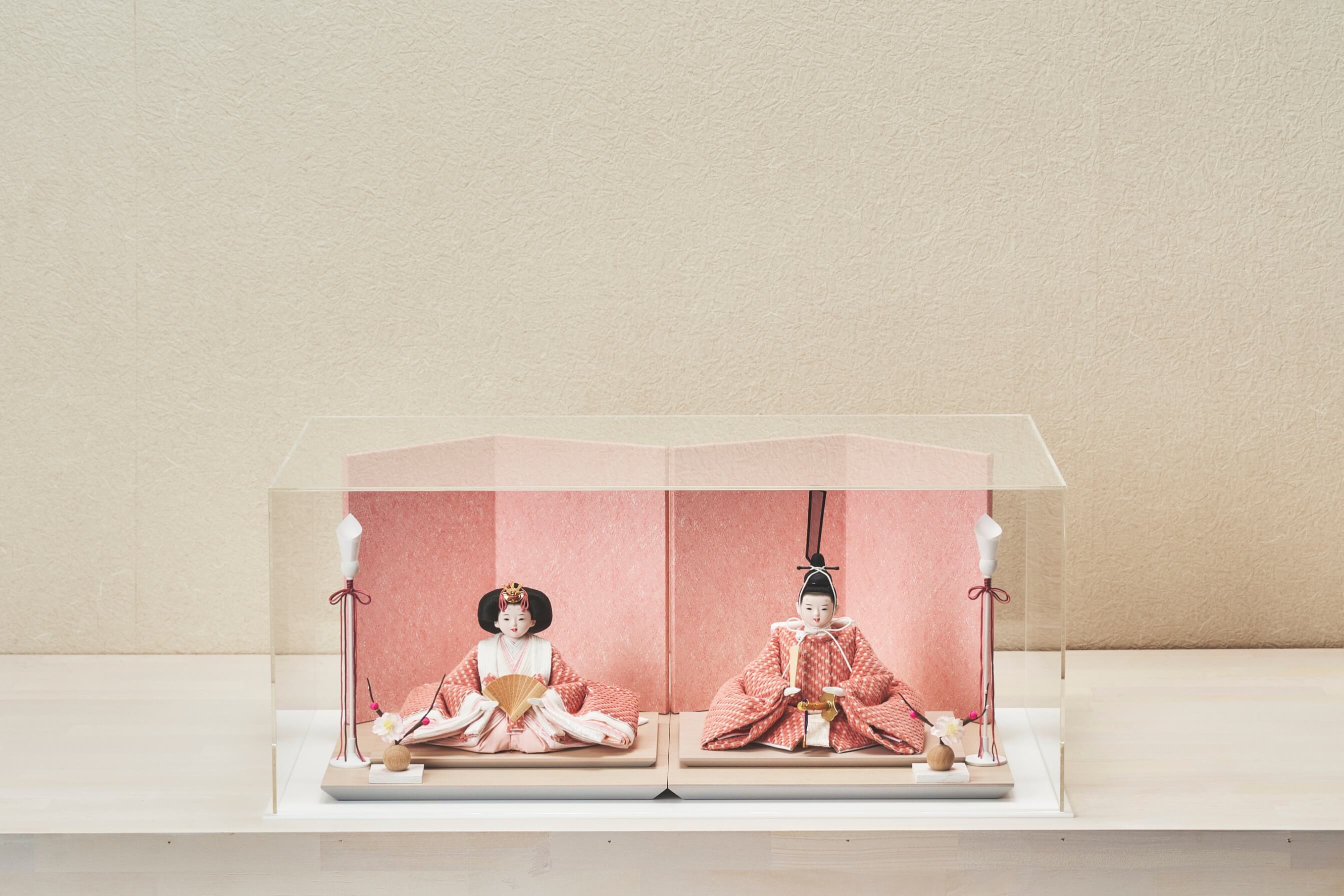 桃色のおひなさま – 人形工房 左京