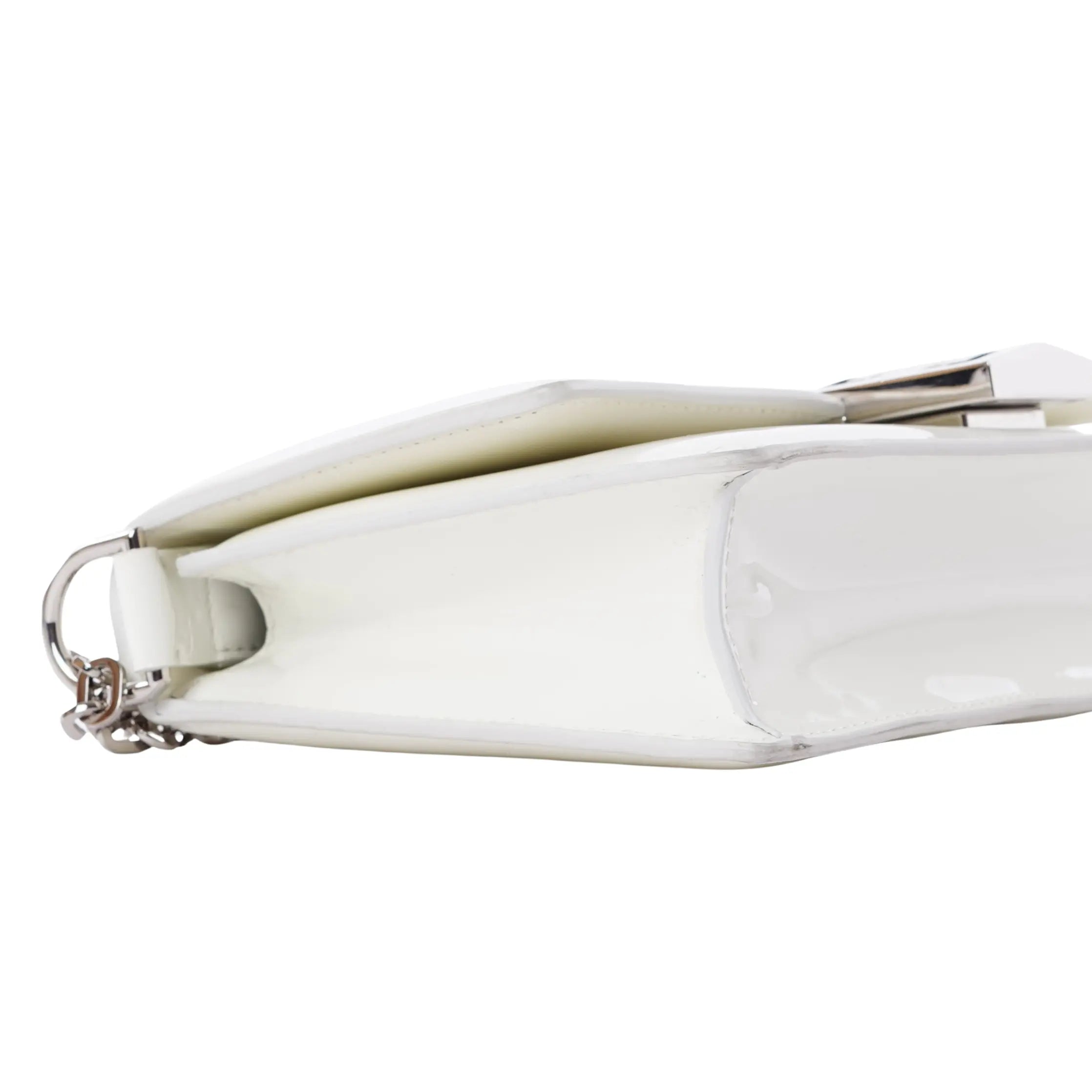 Givenchy 4G Mini White Patent Leather Shoulder Bag