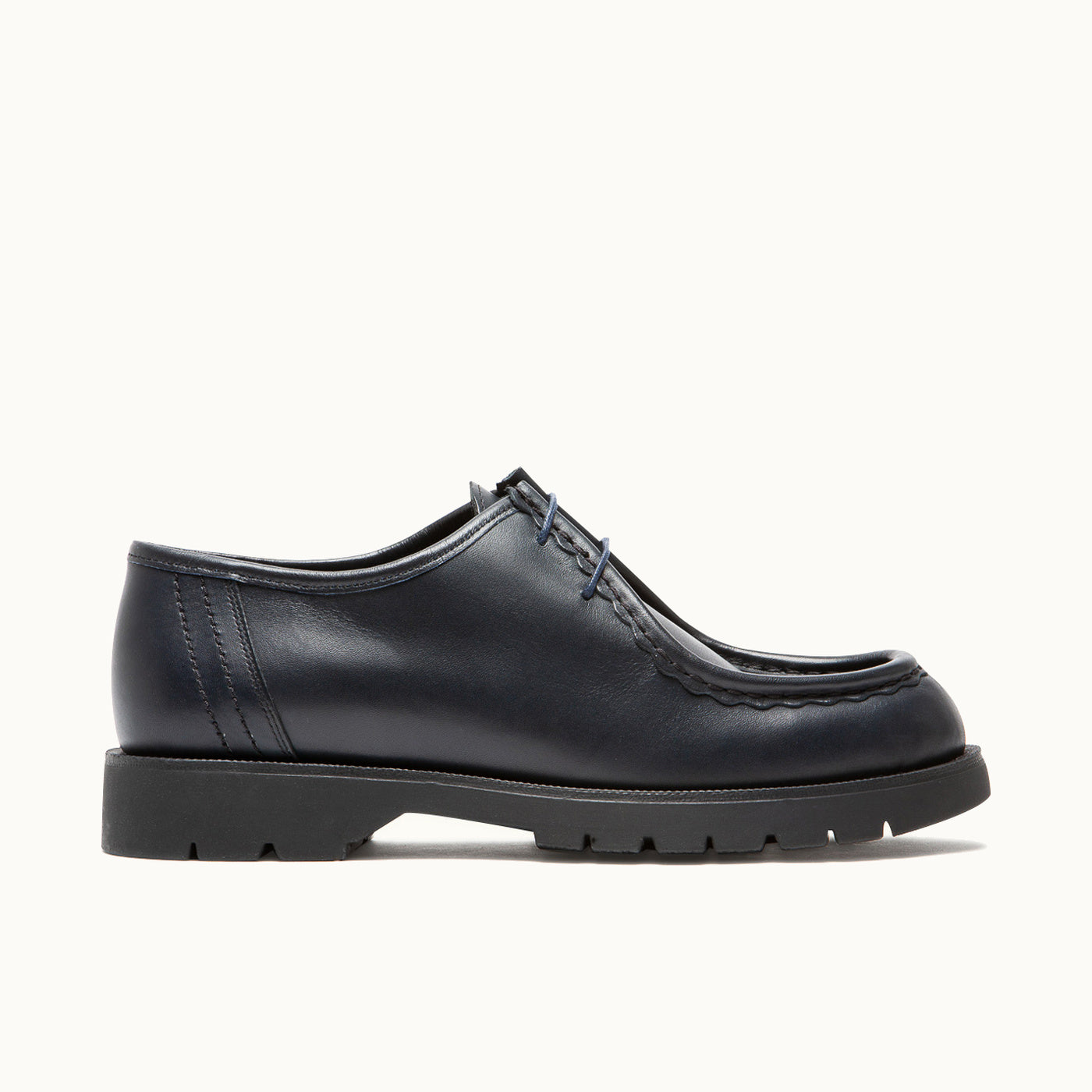 Leather Tyrolean Shoes | PADROR Black – Kleman