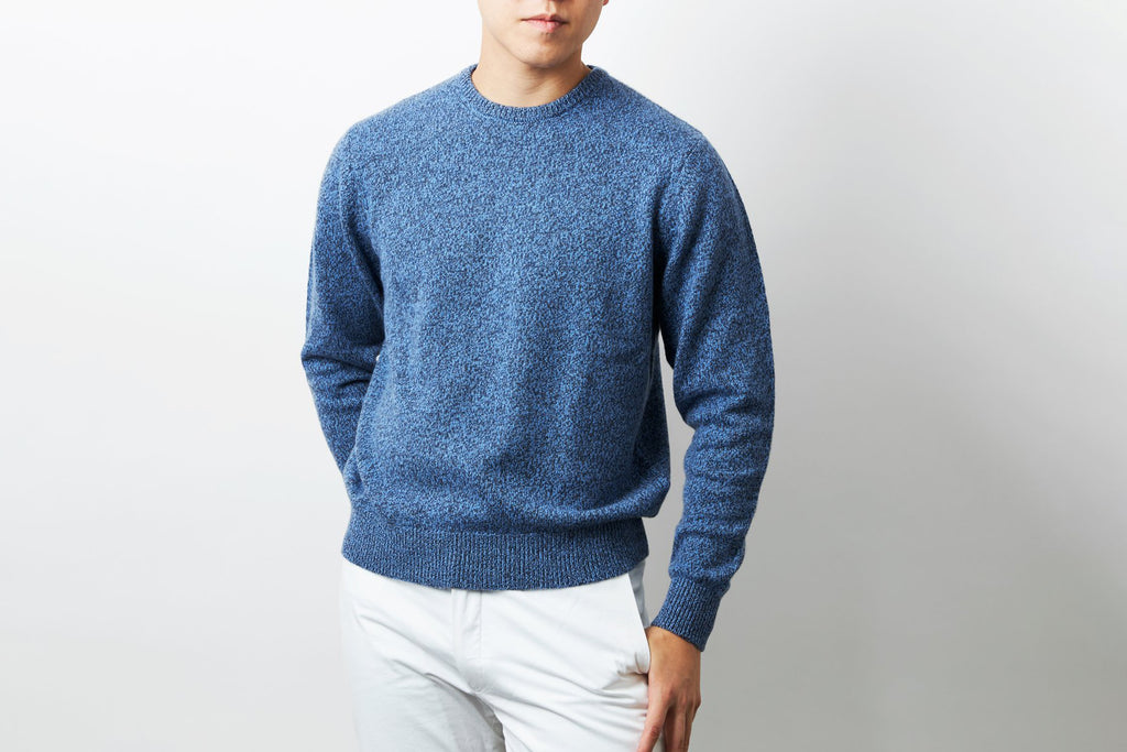 商品誕生ストーリー「四つ杢ニット」