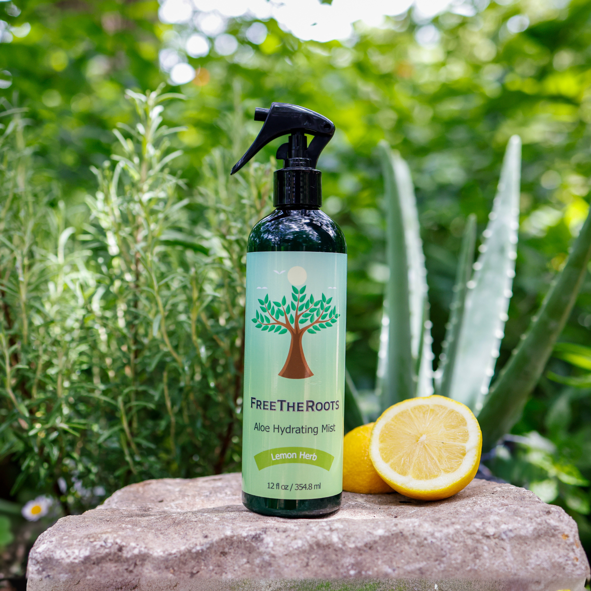 Lemon Herb Aloe Mist for Locs & Curls – FreeTheRoots LLC