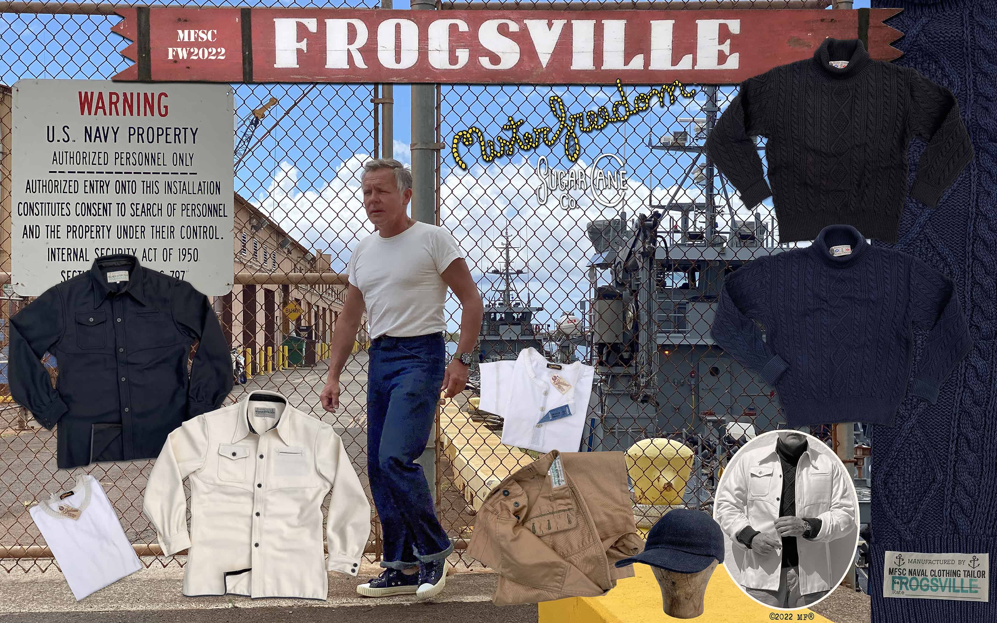 Mister Freedom® x SugarCane Co FW2022 “FROGSVILLE R&R” collection