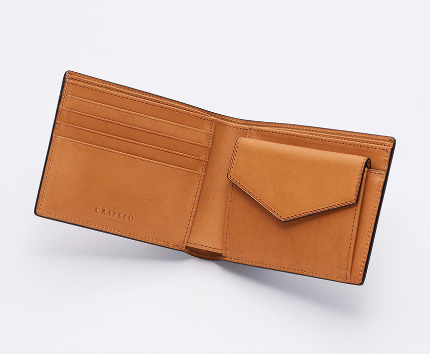 ブライドルレザー メンズ 二つ折り財布 使いやすい【本革】｜CRAFSTO