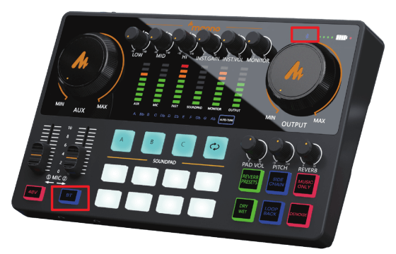 How to Pair the Maono Caster E2 Bluetooth Audio Interface with Your De