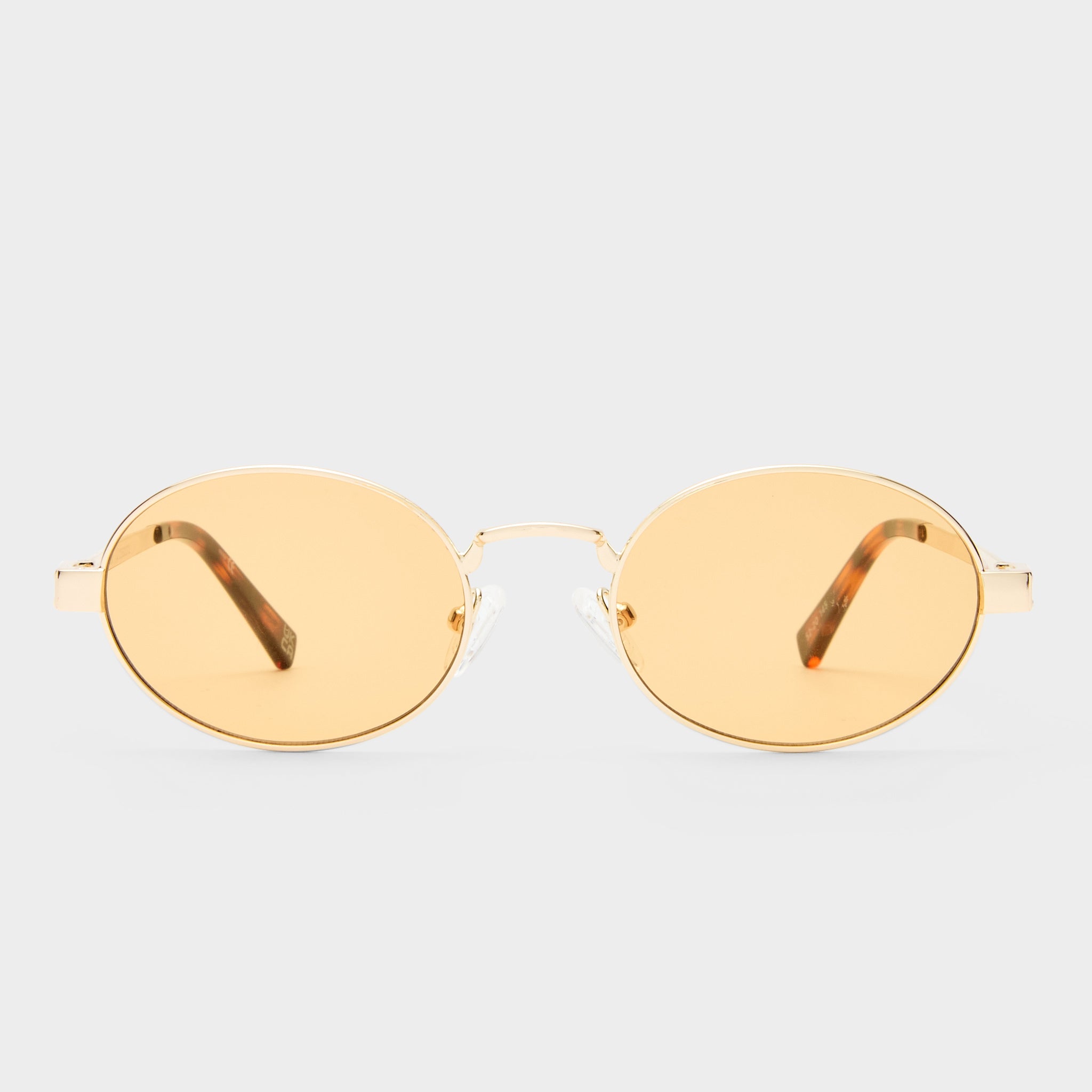 Poseidon Deux Matte Black Uni-Sex Oval Sunglasses | Le Specs