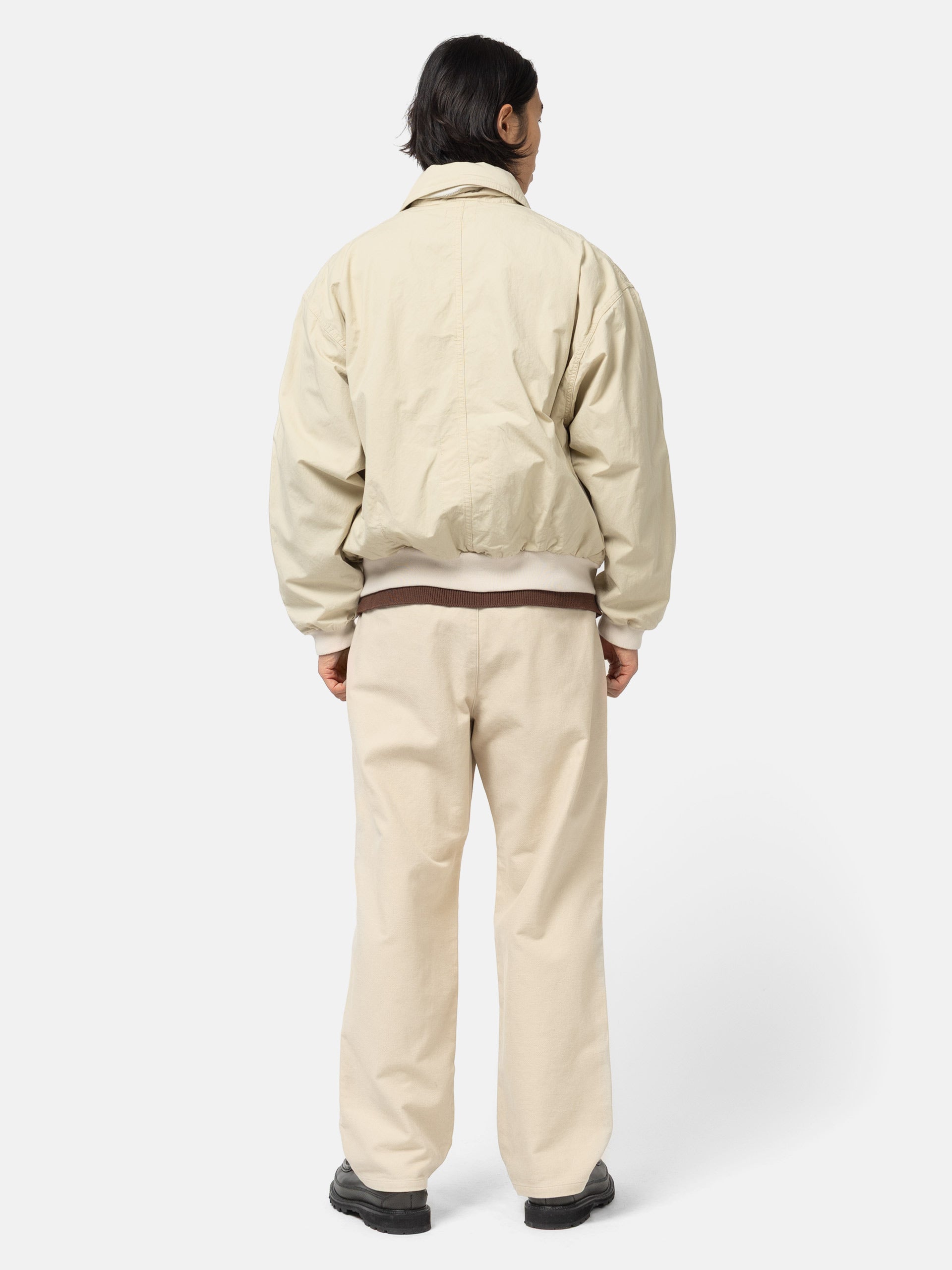 CAV EMPT Washed Cotton Light Zip Jacket Beige | HAVEN