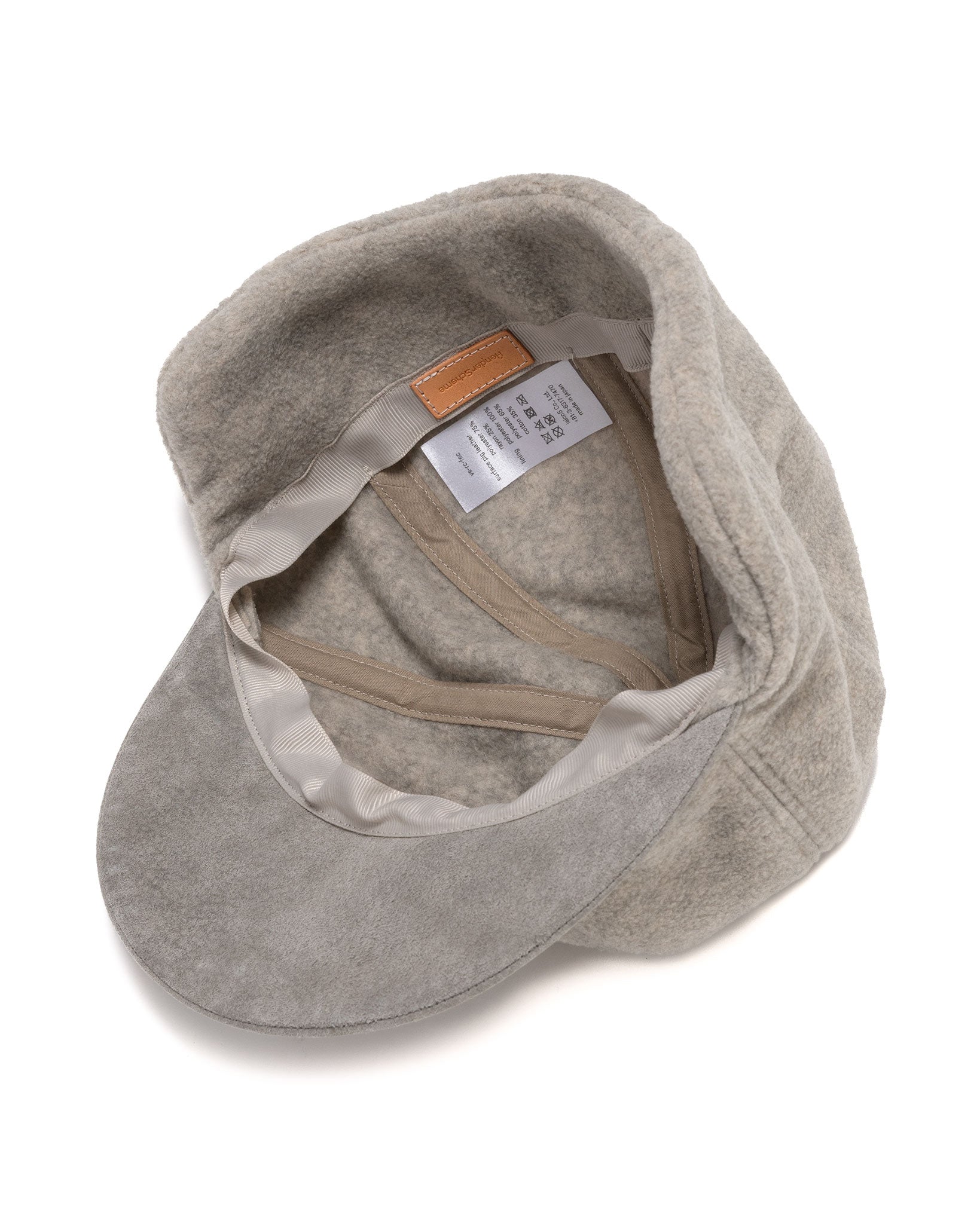 HENDER SCHEME - Fleece Ear Cap Melange Gray | HAVEN