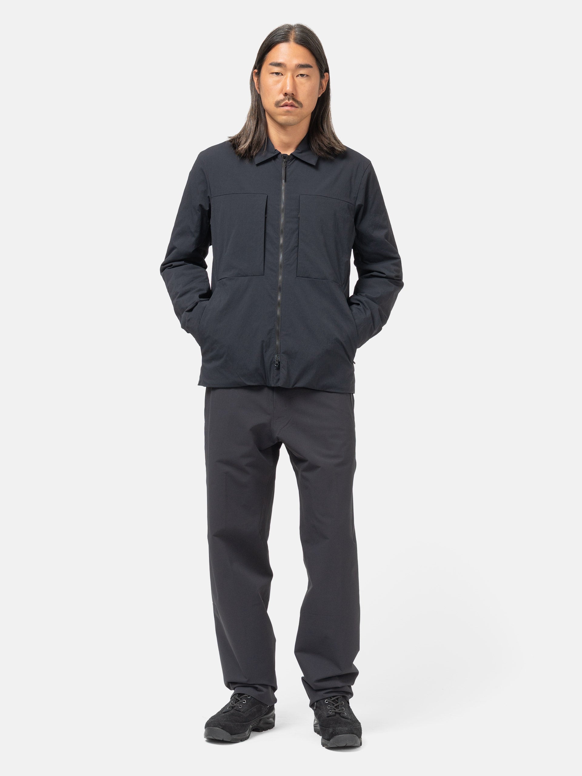 Veilance Mionn Insulated Overshirt Black | HAVEN