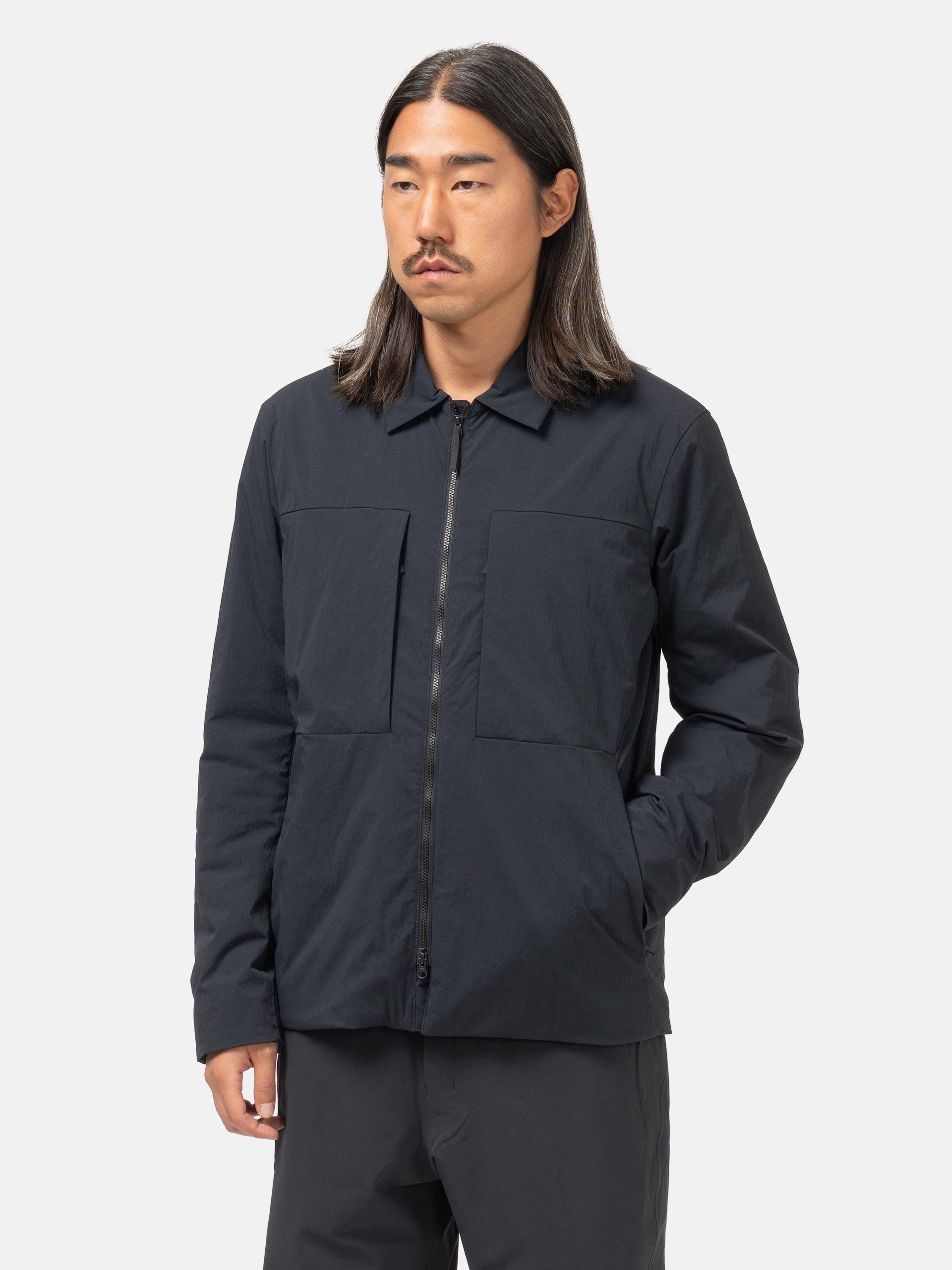 Veilance Mionn Insulated Overshirt Black | HAVEN
