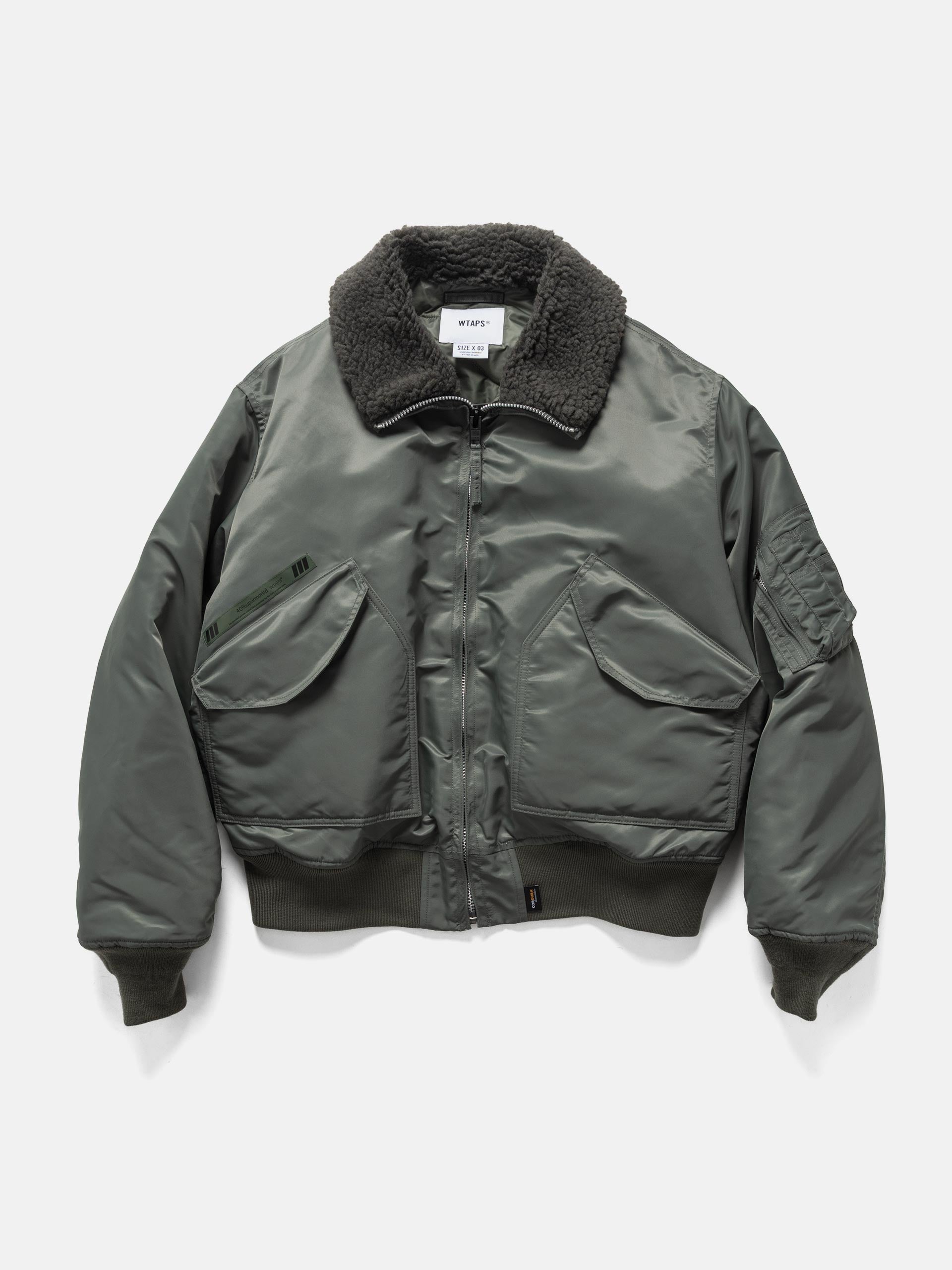 WTAPS ES / Jacket / Nylon. Satin. Cordura Olive Drab | HAVEN