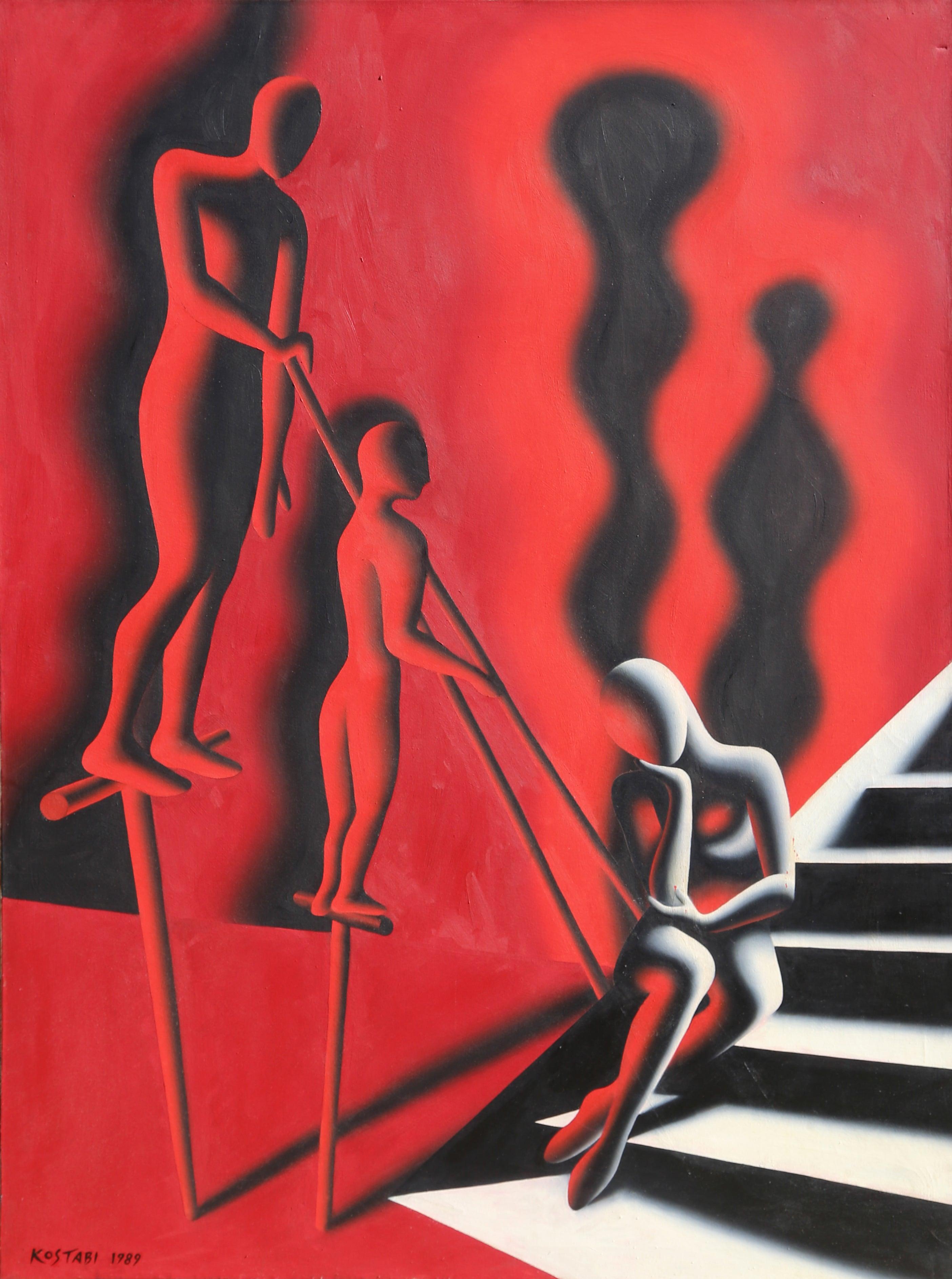 貴重一点物マークコスタビMARK KOSTABI 直筆マーカーデッサン1994 貴重