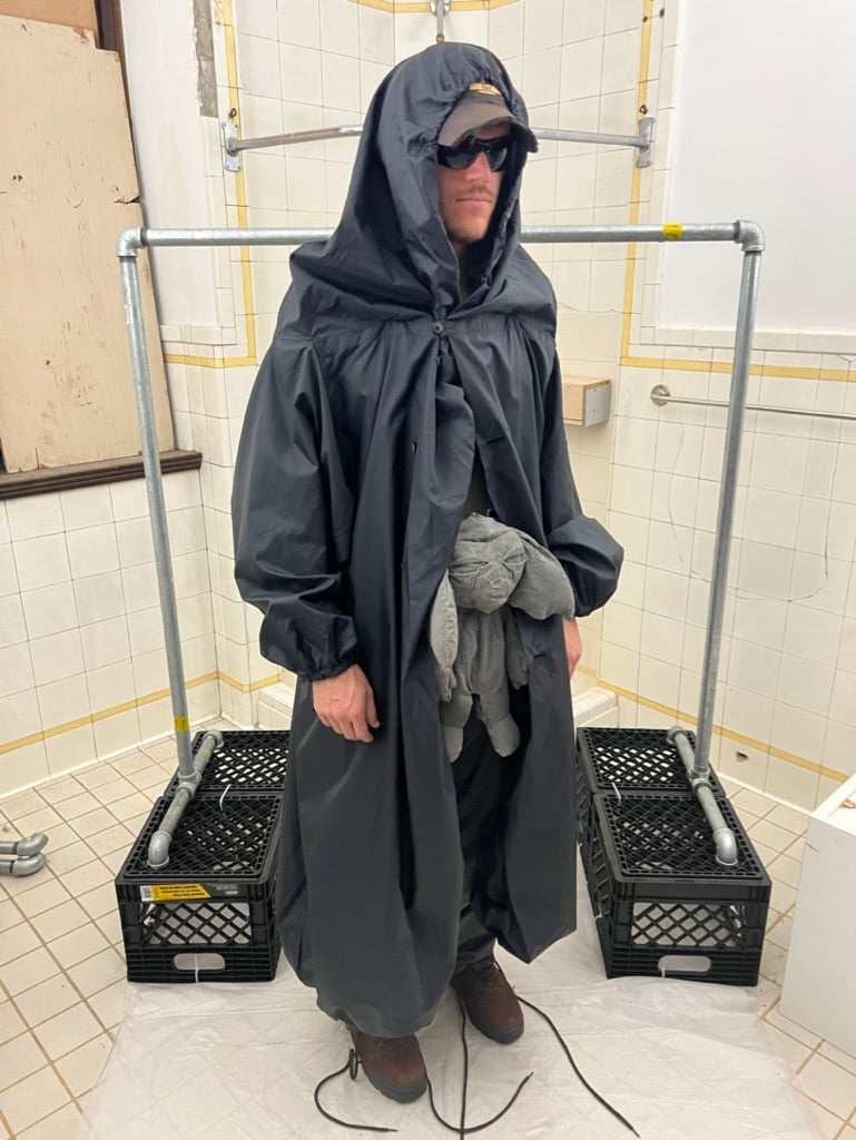 ss2000 Issey Miyake Nylon Hooded Parachute Coat - Size OS